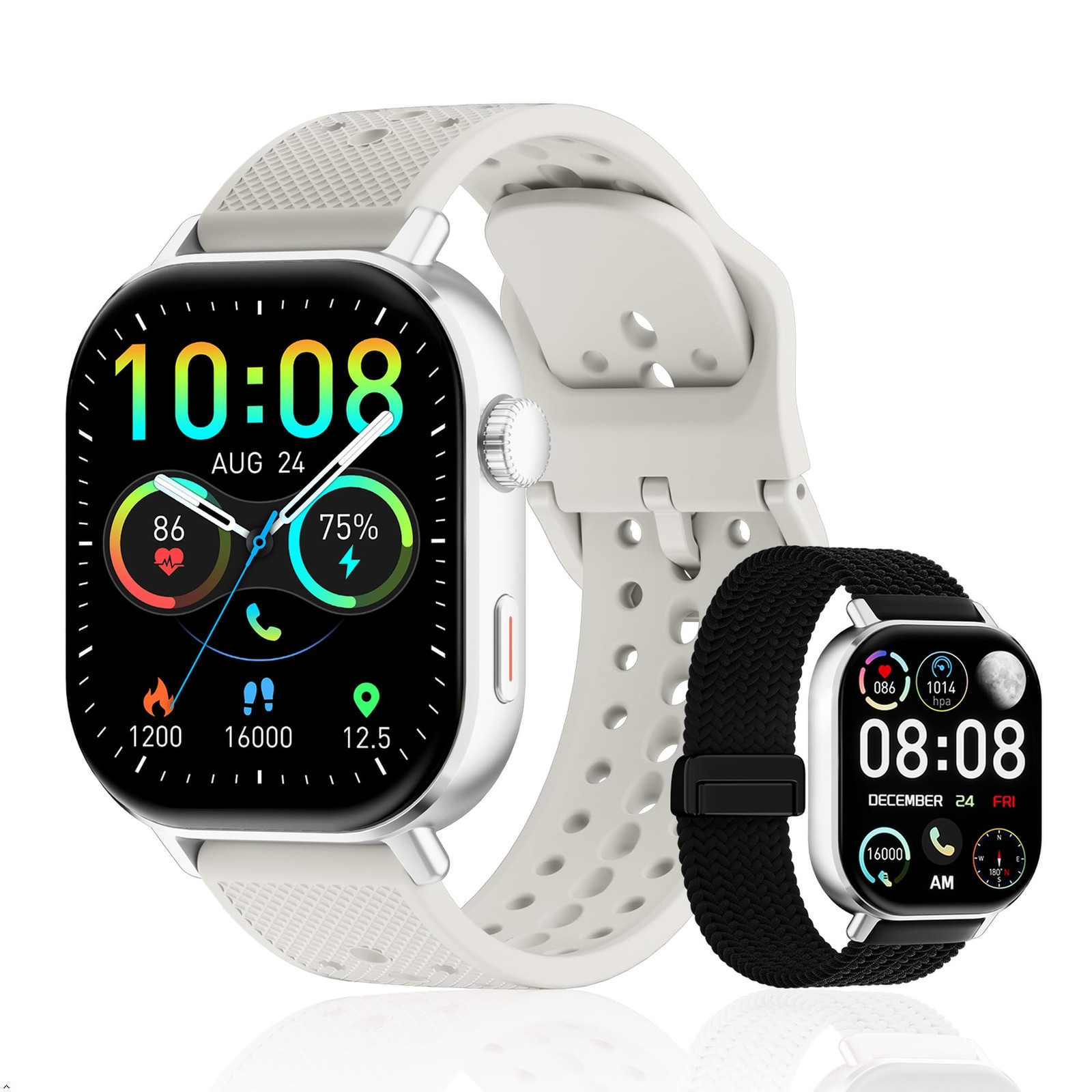 moutarlier GPS Watch Silver