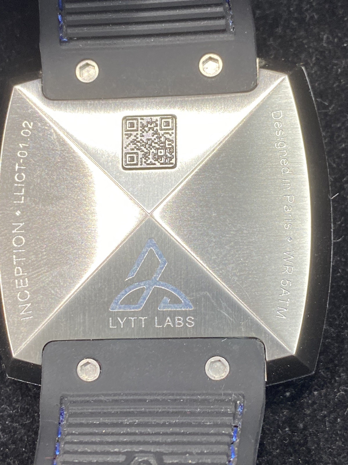 Lytt Labs Inception V1.0 Gunmetal Tone and Blue Dial Automatic Men’s Watch