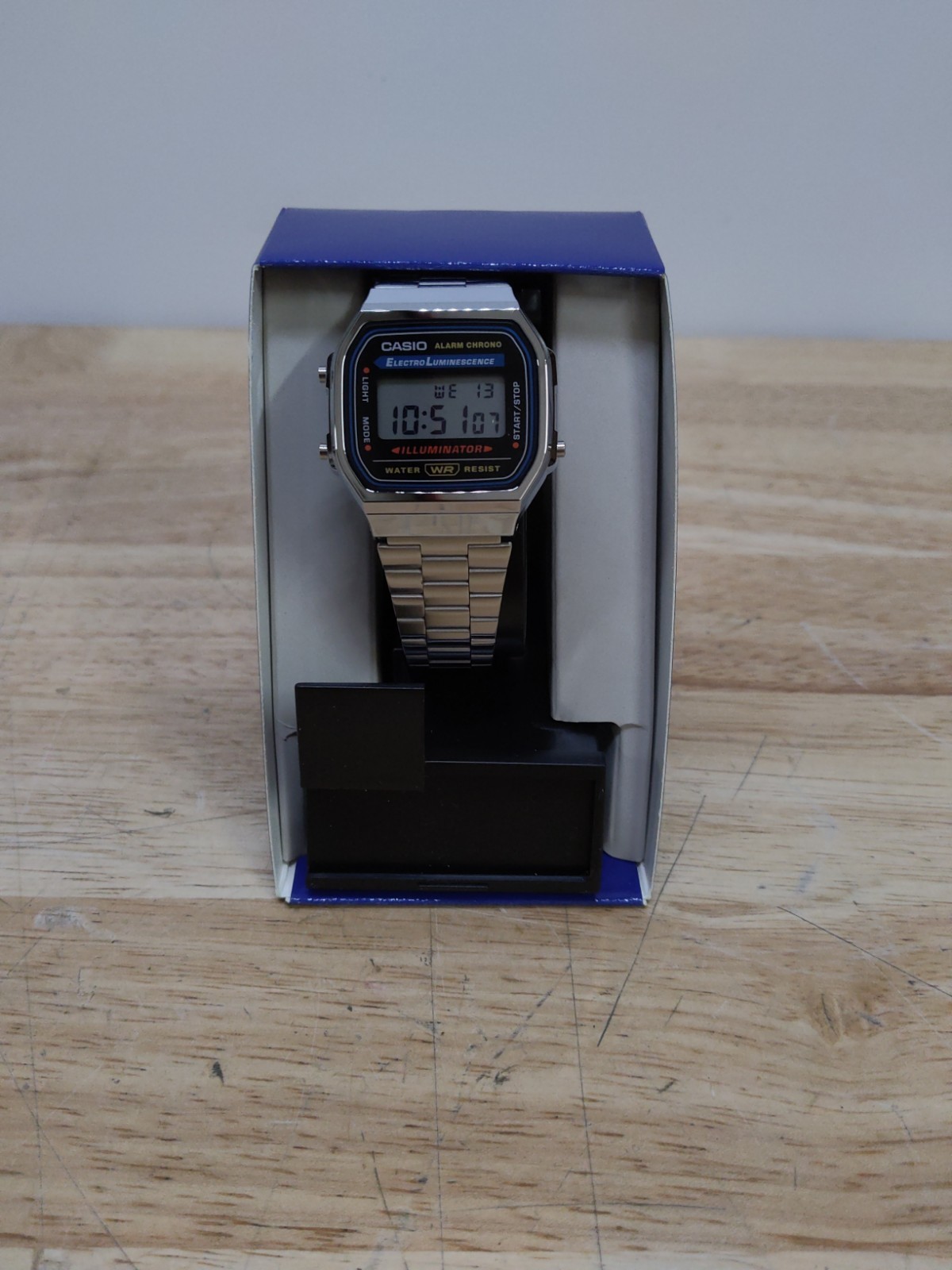 Casio A168WA-1WCR Silver