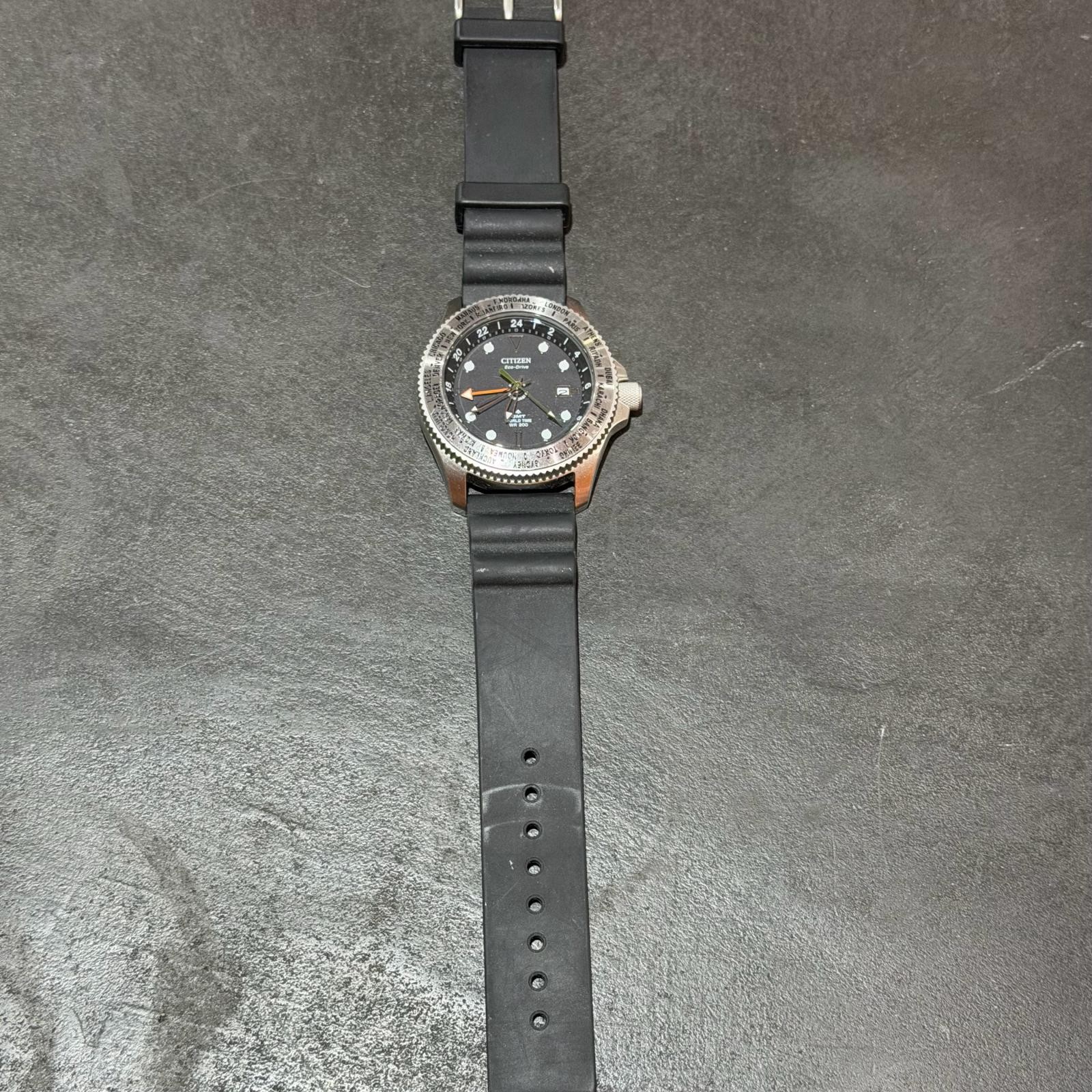 PORTER CITIZEN GMT WORLD TIME Collaboration Watch Watches black F （2211M）