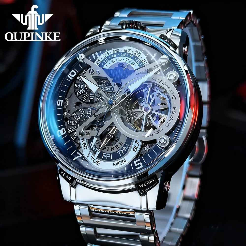Automatic Mechanical Waterproof Watch Luxury Dial Men’s Men Strap