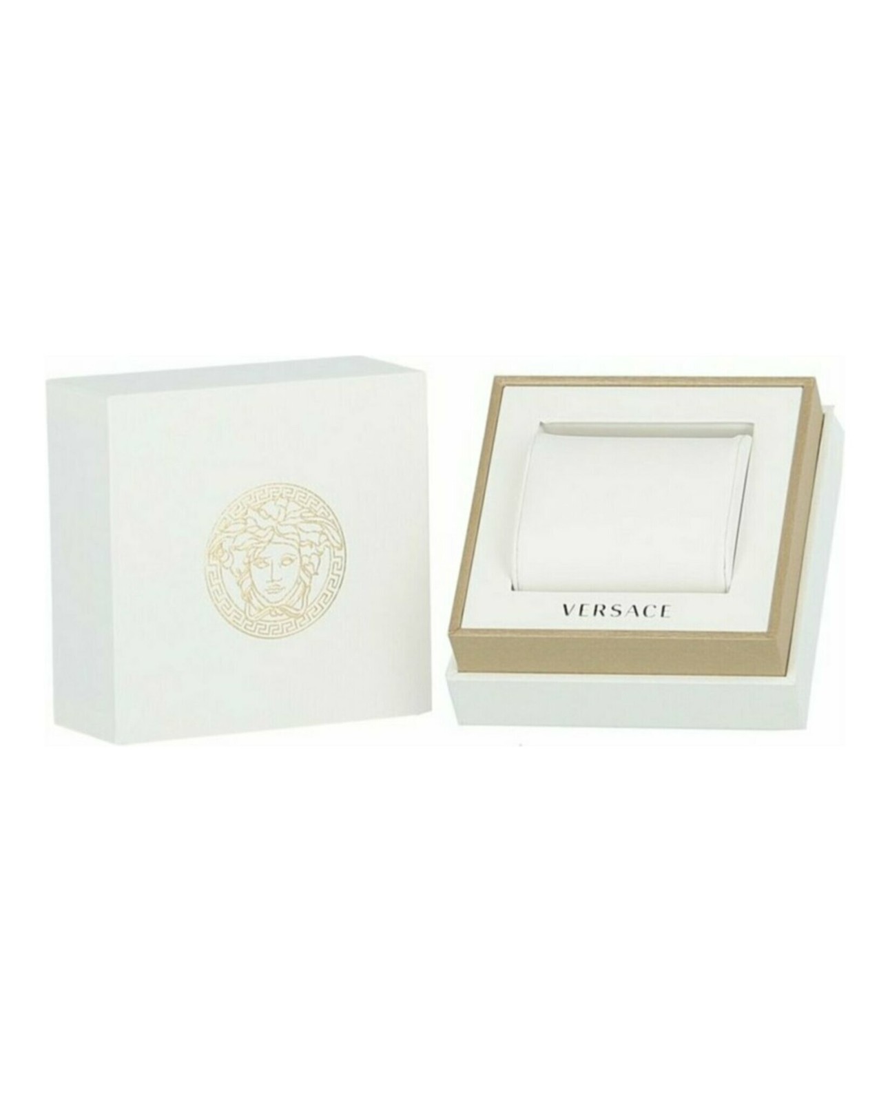 Versace Mens Versace Geo Chrono Stainless Steel 43mm Strap Fashion Watch