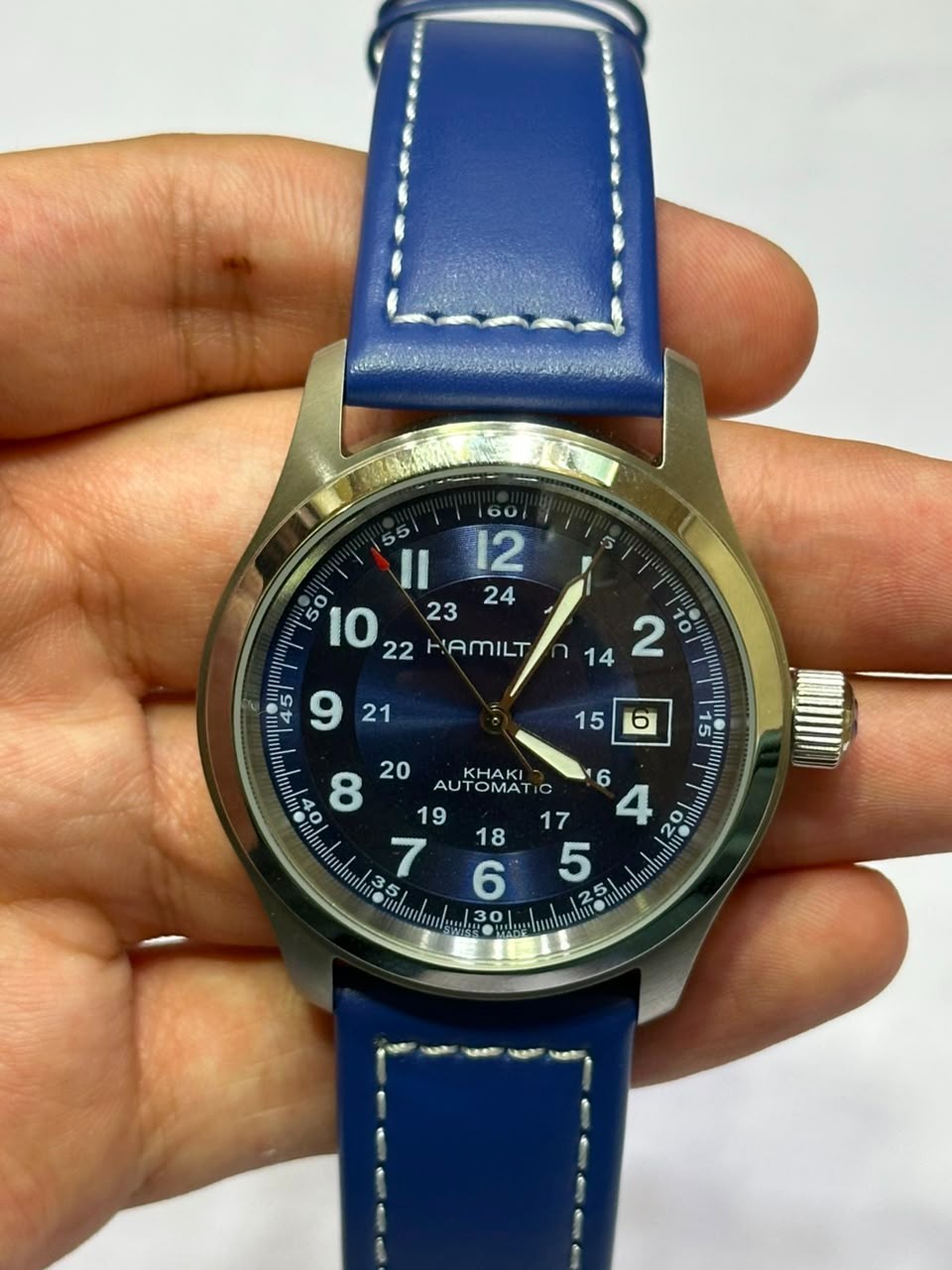 Hamilton Khaki Field Blue Dial Automatic Men’s Watch