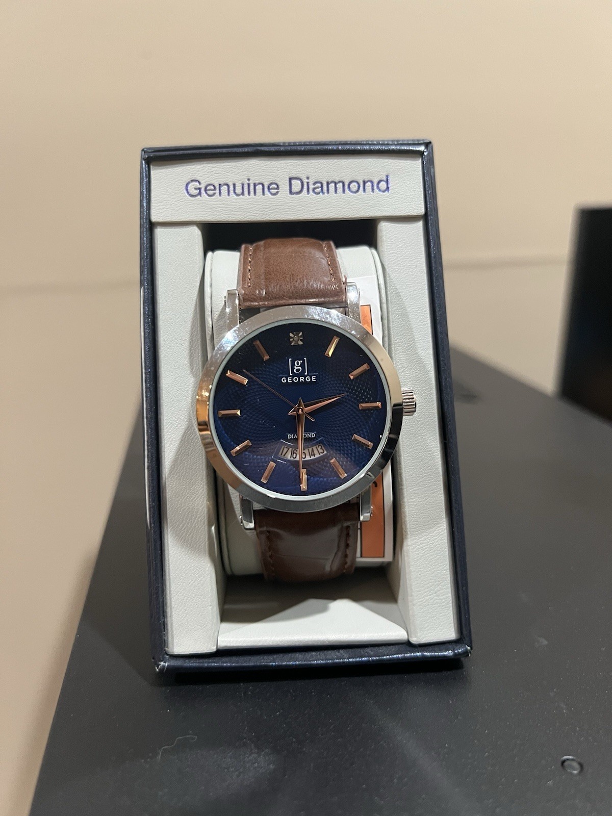 George Genuinely Diamond Quartz Watch