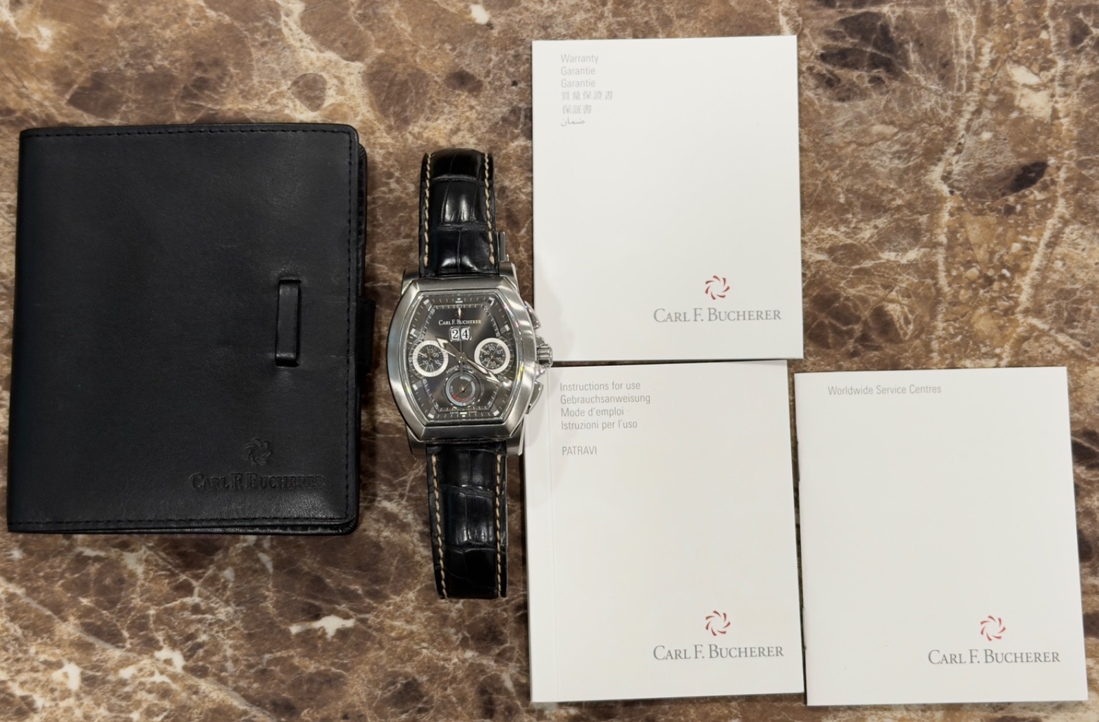 Carl F. Bucherer Patravi T-Graph Chronograph Mens Automatic 10615.08