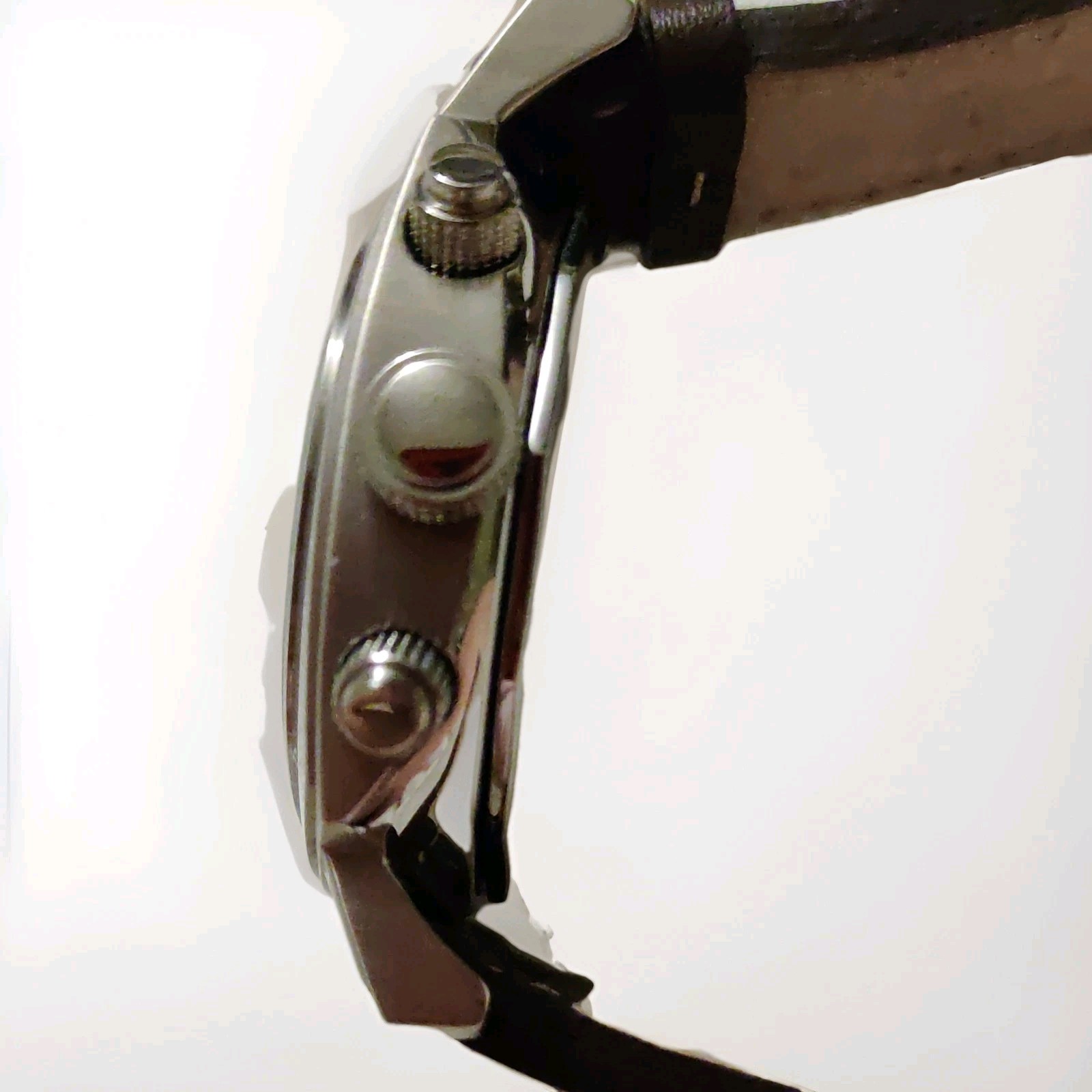 32 Degree Automatic Watch Blue face leather strap.