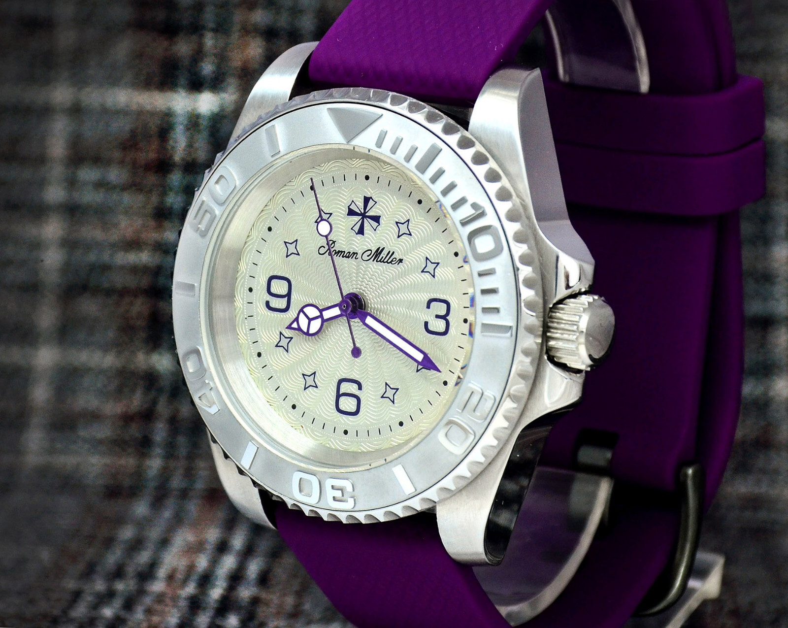 Men’s Diver Watch Automatic Custom Made Watch Sapphire Glass Engraved watch