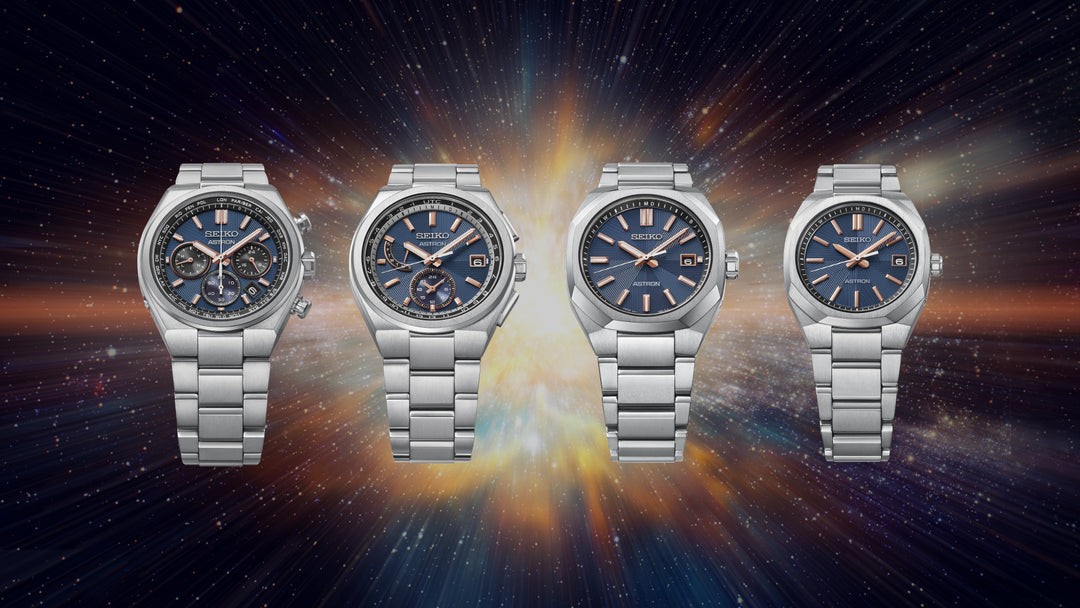 SEIKO ASTRON NEXTER HAC002J Titanium Radio Controlled Solar Navy Dial Watch 36mm