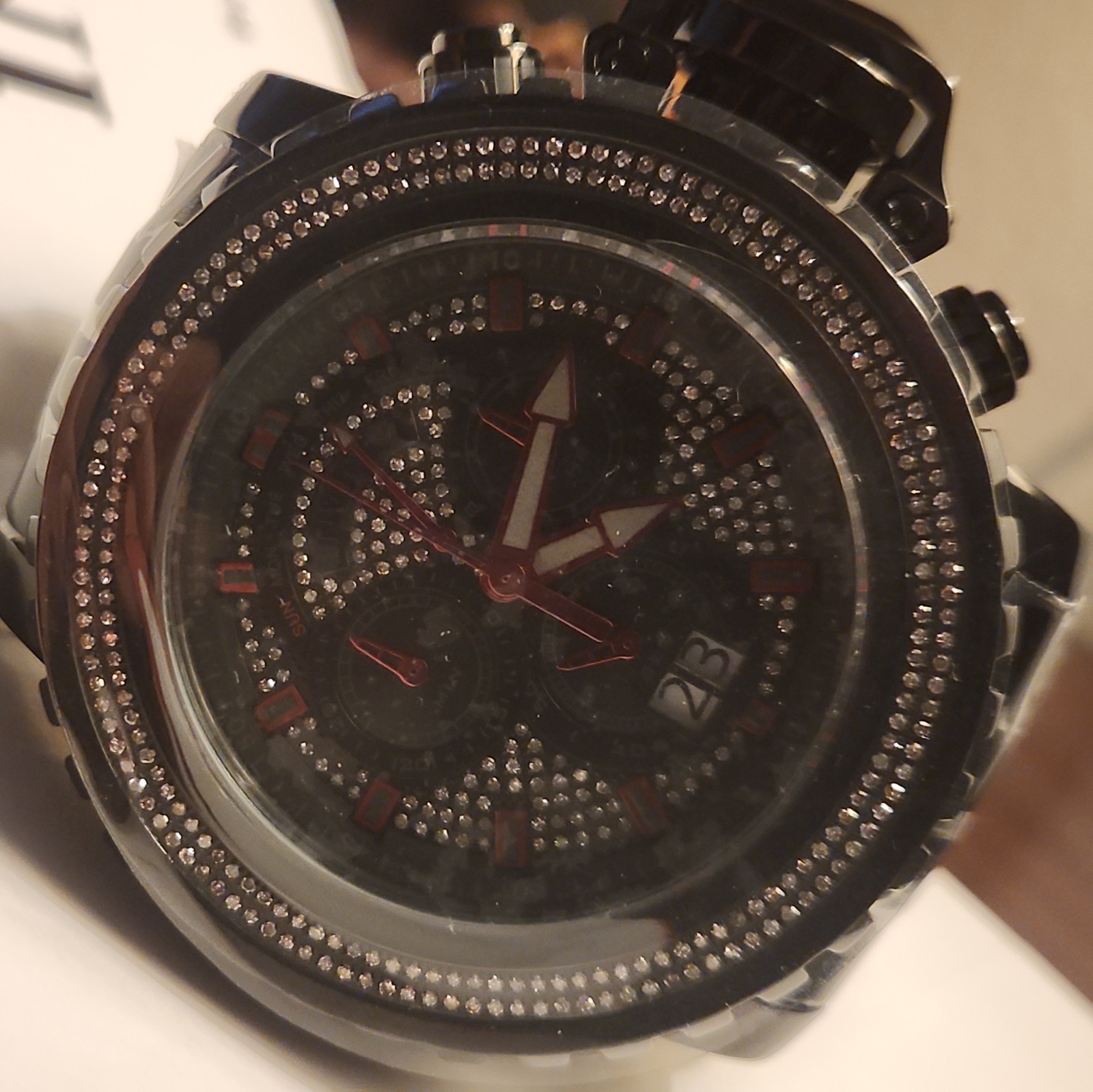Invicta Black Label Pro-Diver Sea Hunter certified 1.7 carat 422 diamonds style