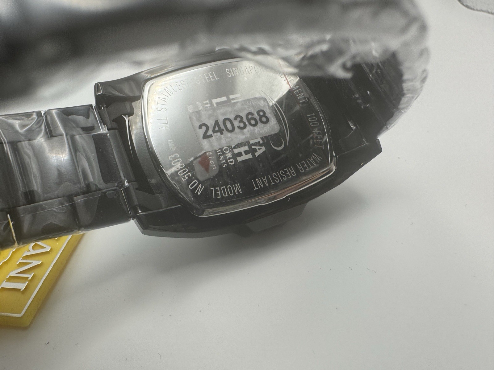 Invicta Men’s Black Special Edition Brand New Release Lupah Watch 47mm 50803