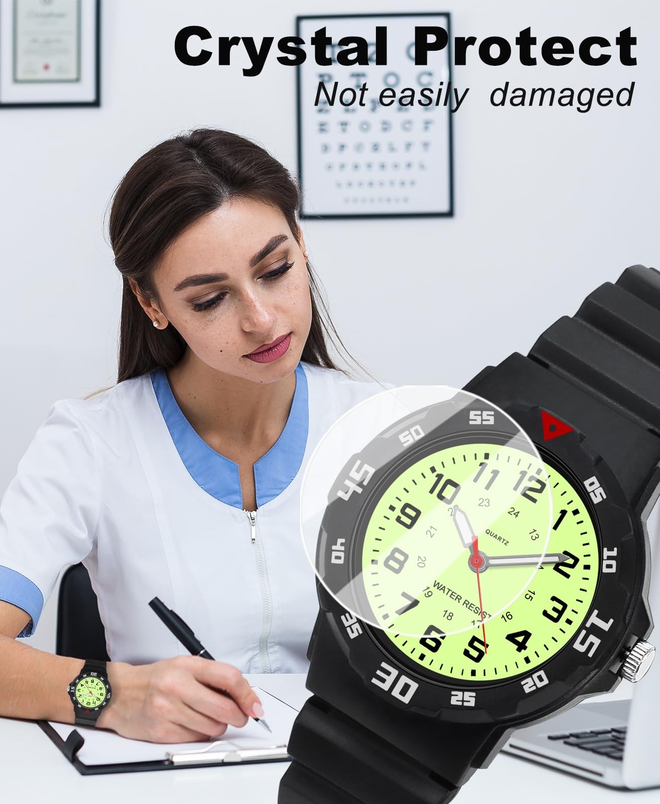 PROKING Waterproof Nurse Small Watch for Women, Medical Students, Second Hand…
