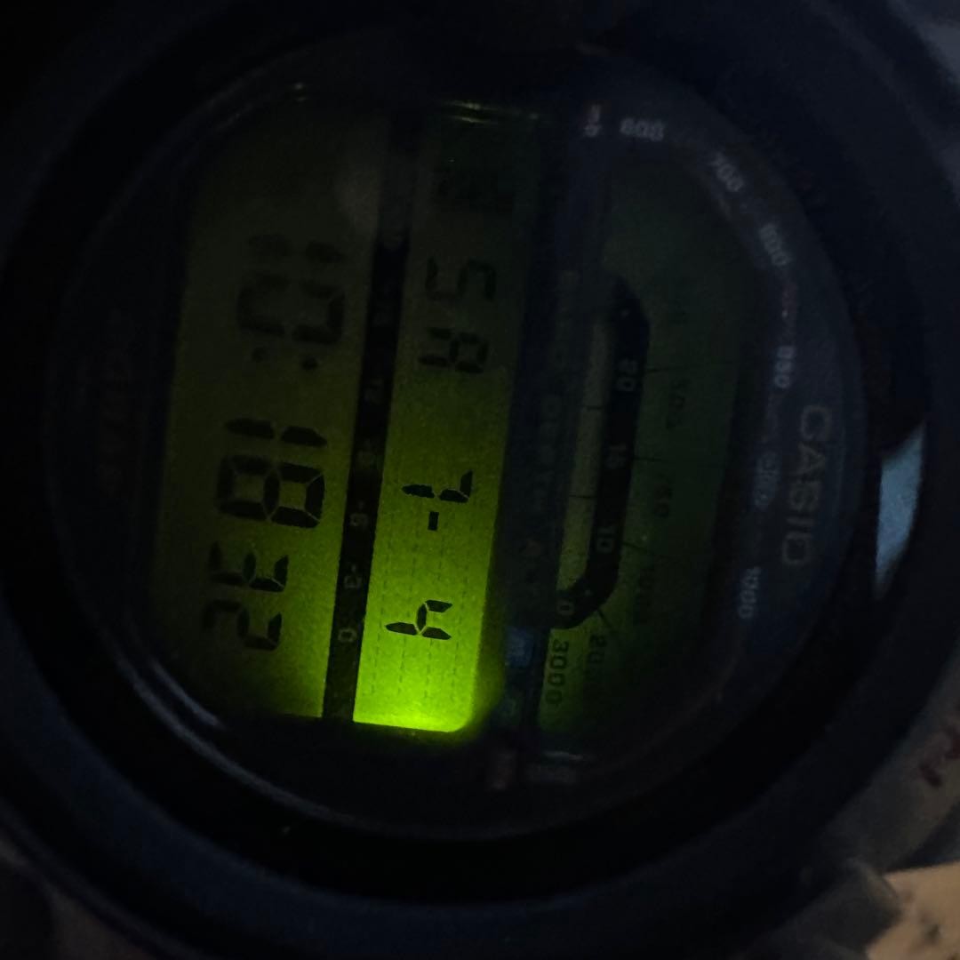 CASIO G-SHOCK DW-6500 ALTI-BARO Altimeter Barometer Digital Watch