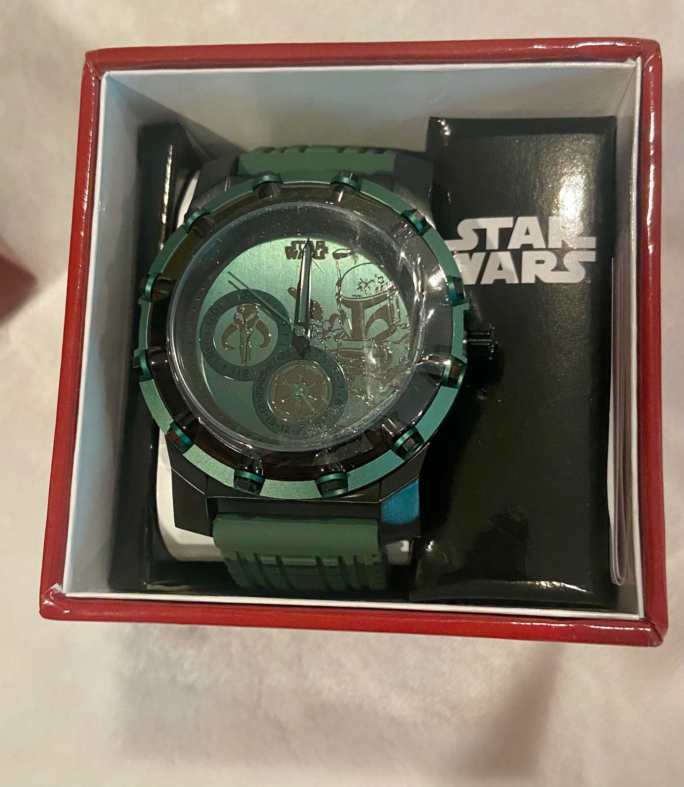 Mandalorian Star Wars Boba Fett Wristwatch New ONLY ONE ANYWHERE! PRICE CUT!