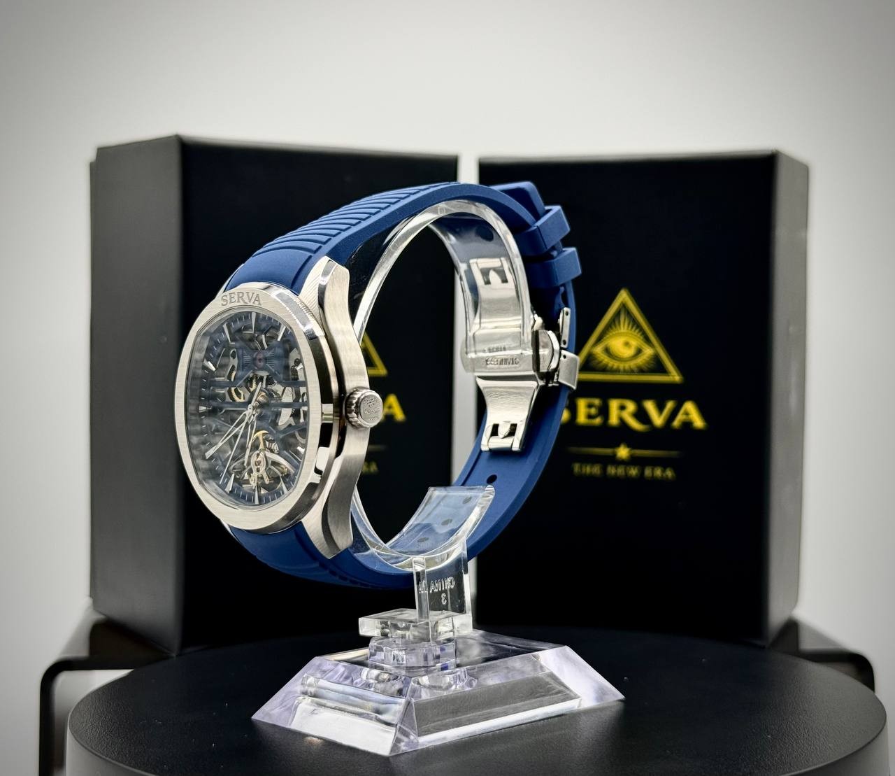 SERVA® Serva® Neptune Blue – Automatic