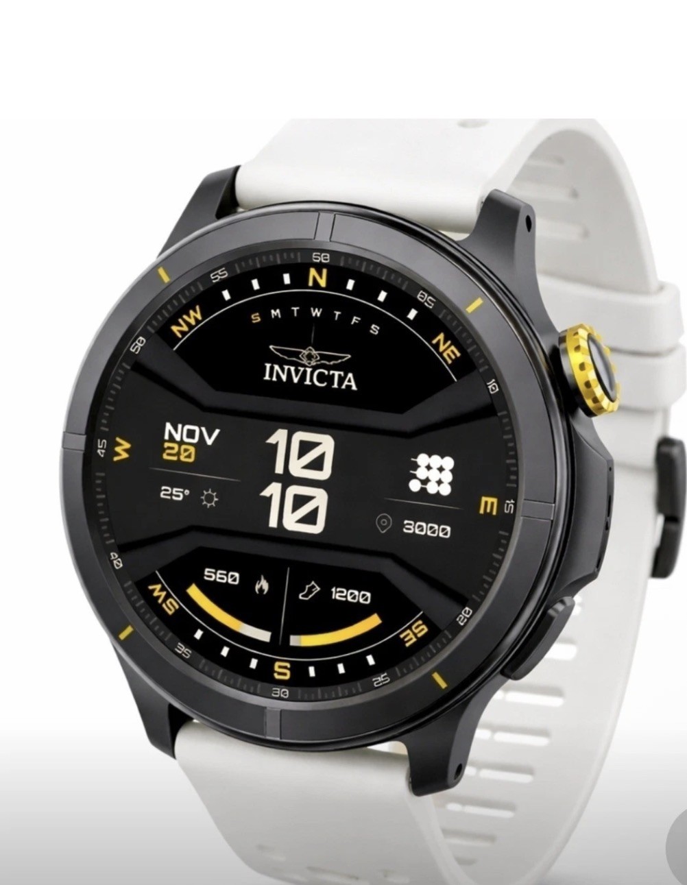 NEW Invicta I-Tech 2 Pro Unisex SmartWatch 46mm White ITECH-008 Sealed In Box