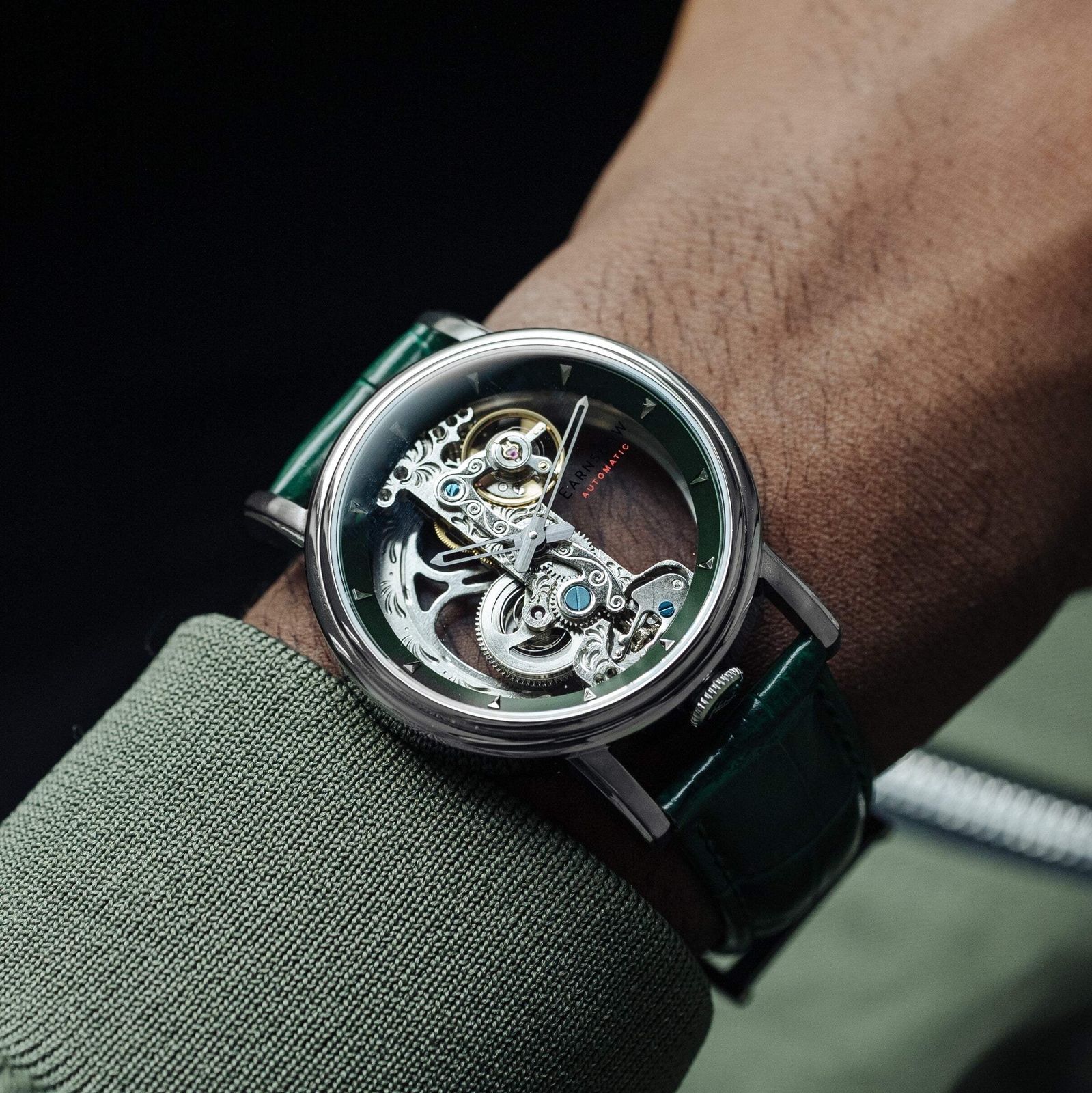 Fowler Bridge GREEN Green Dial Wristwatch ES-8225-05