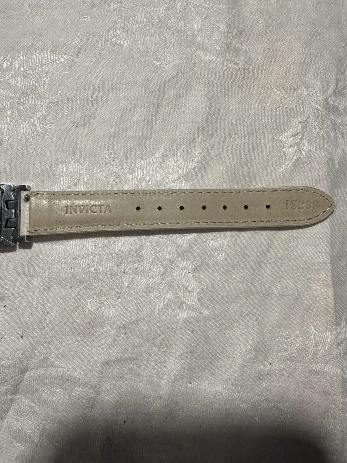 Invicta Women’s Quartz Watch With White Lizzard Band