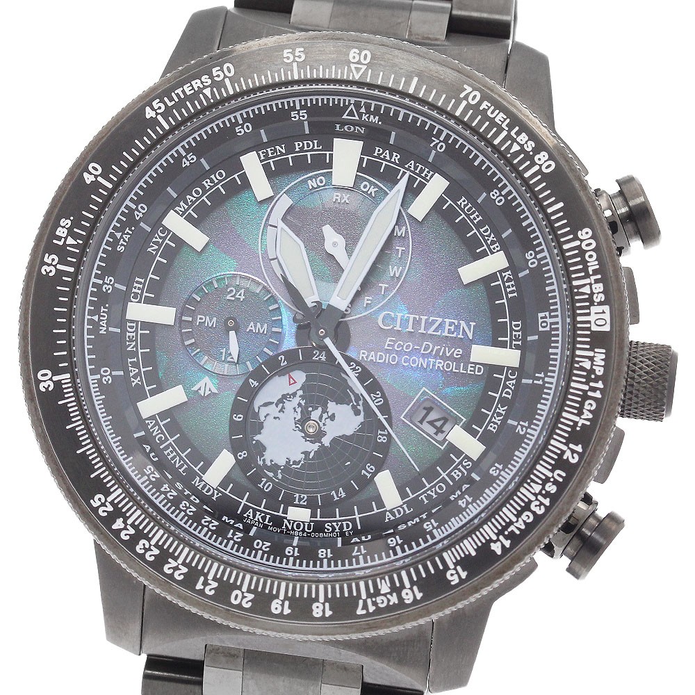 Citizen Promaster Sky Layers of Time BY3005-56E Solar Watch – Used, From Japan