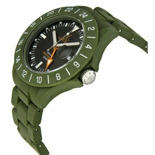 Toy Watch JET01HG Unisex Hunter Green Jet Lag Plasteramic 40mm Watch F1603