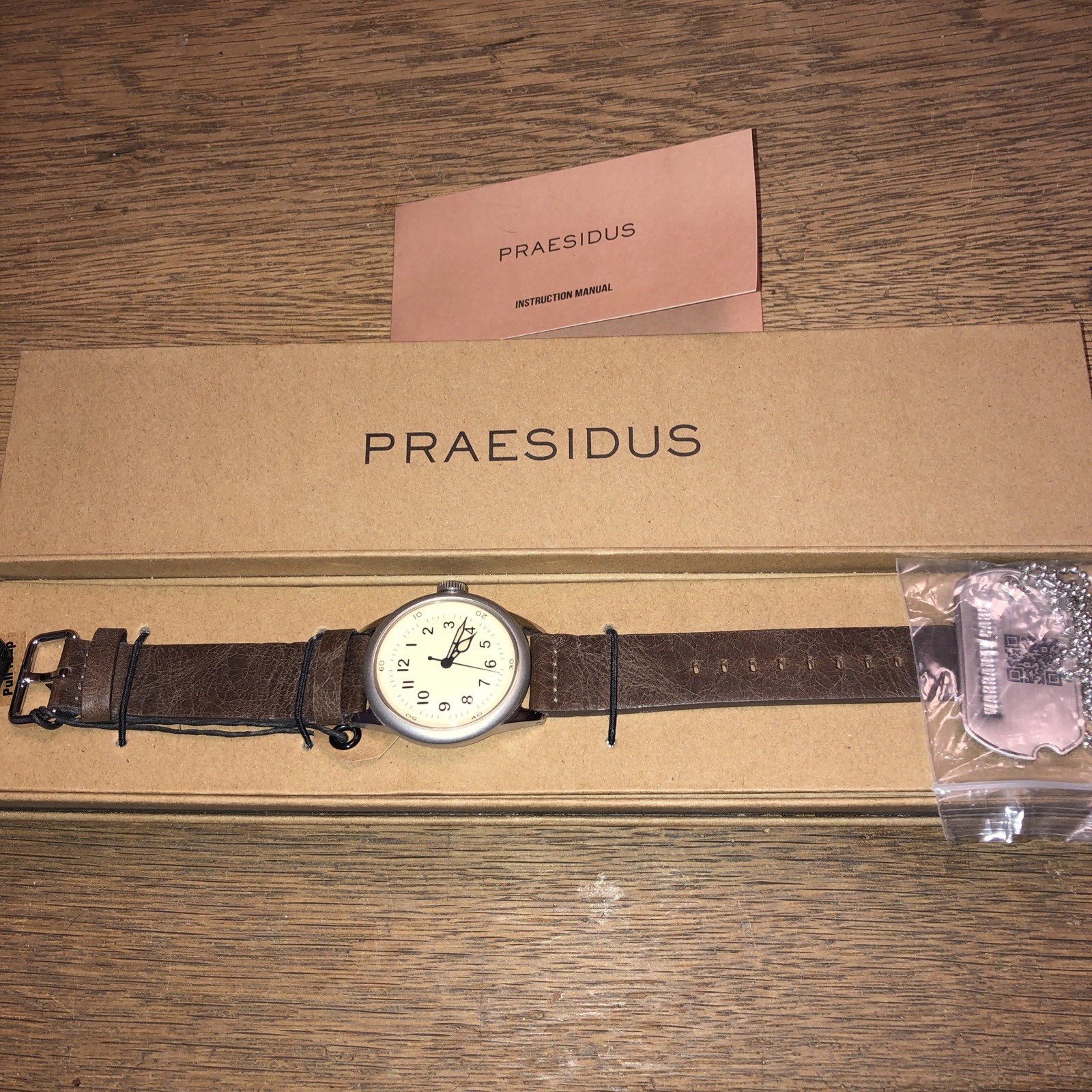 Praesidus Type A-11 – NH35 movement Leather band Case Stainless – Never Used