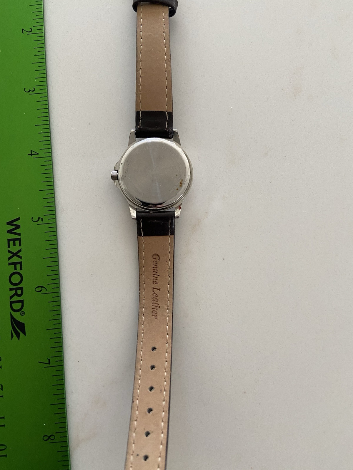 ladies watch, runs w/new battery/leather installed Runs Great Nice Watch Look