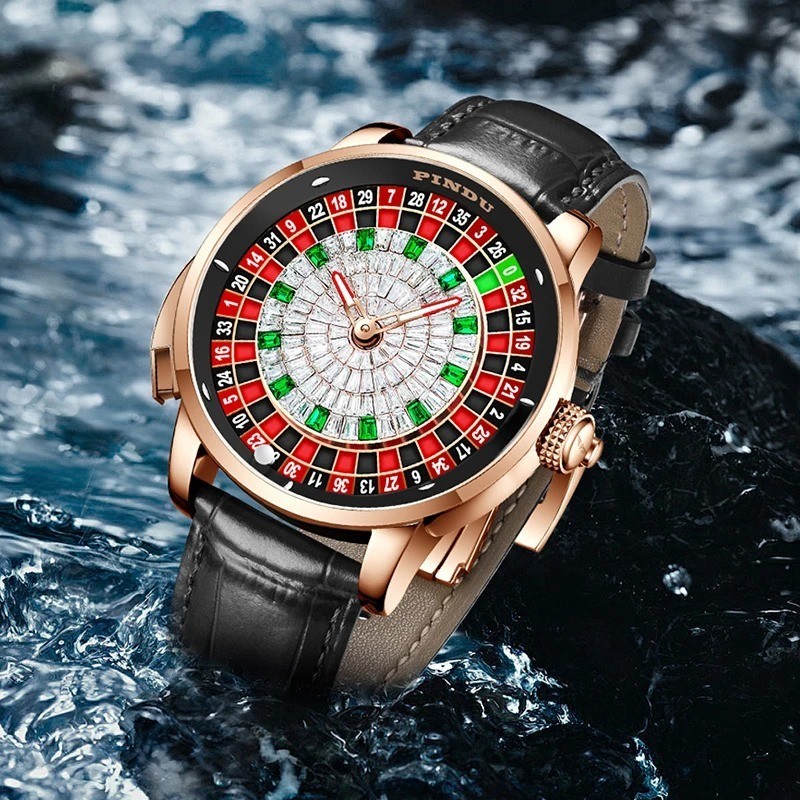 PINDU Russian Roulette NH35A Men’s Automatic Watch Sapphire Waterproof