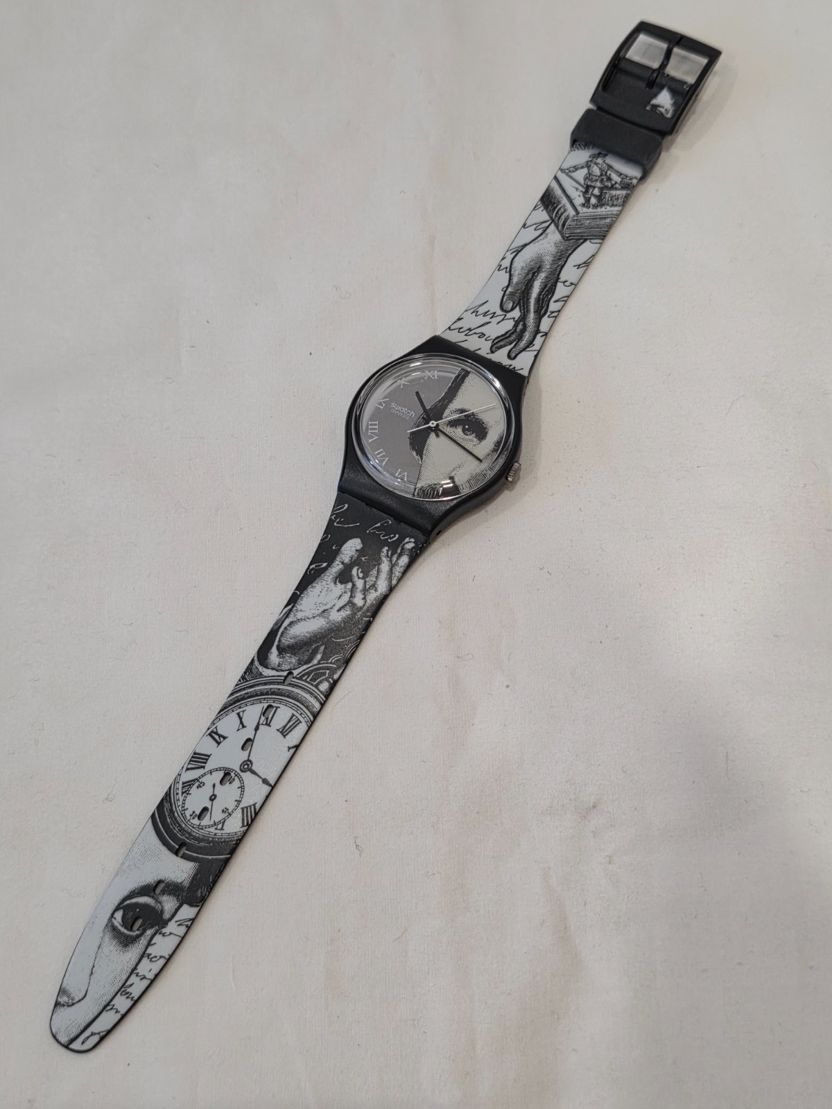 RARE VINTAGE 1991 SWATCH «GLANCE» (GB149) BY ATELIER FORNASETTI