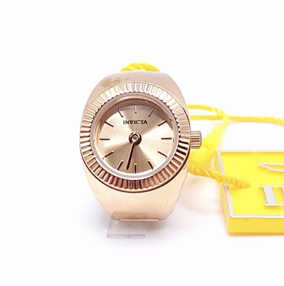 Invicta Mini Angel Women’s Ring Watch  Quartz |  Rose  Gold  |  Sunburst | 48948