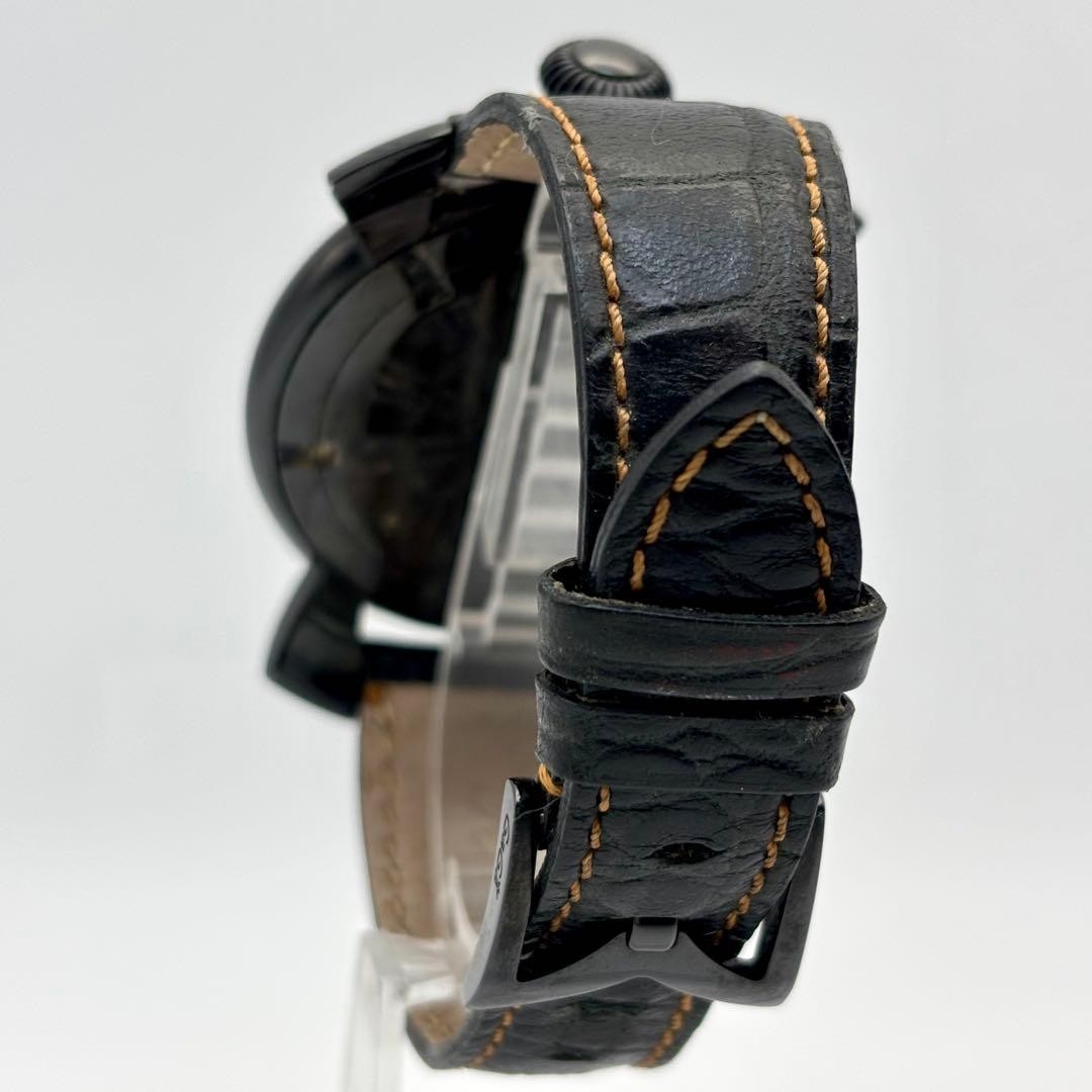 GaGa MILANO Manuale 46MM Black Quartz Watch Pre-Owned