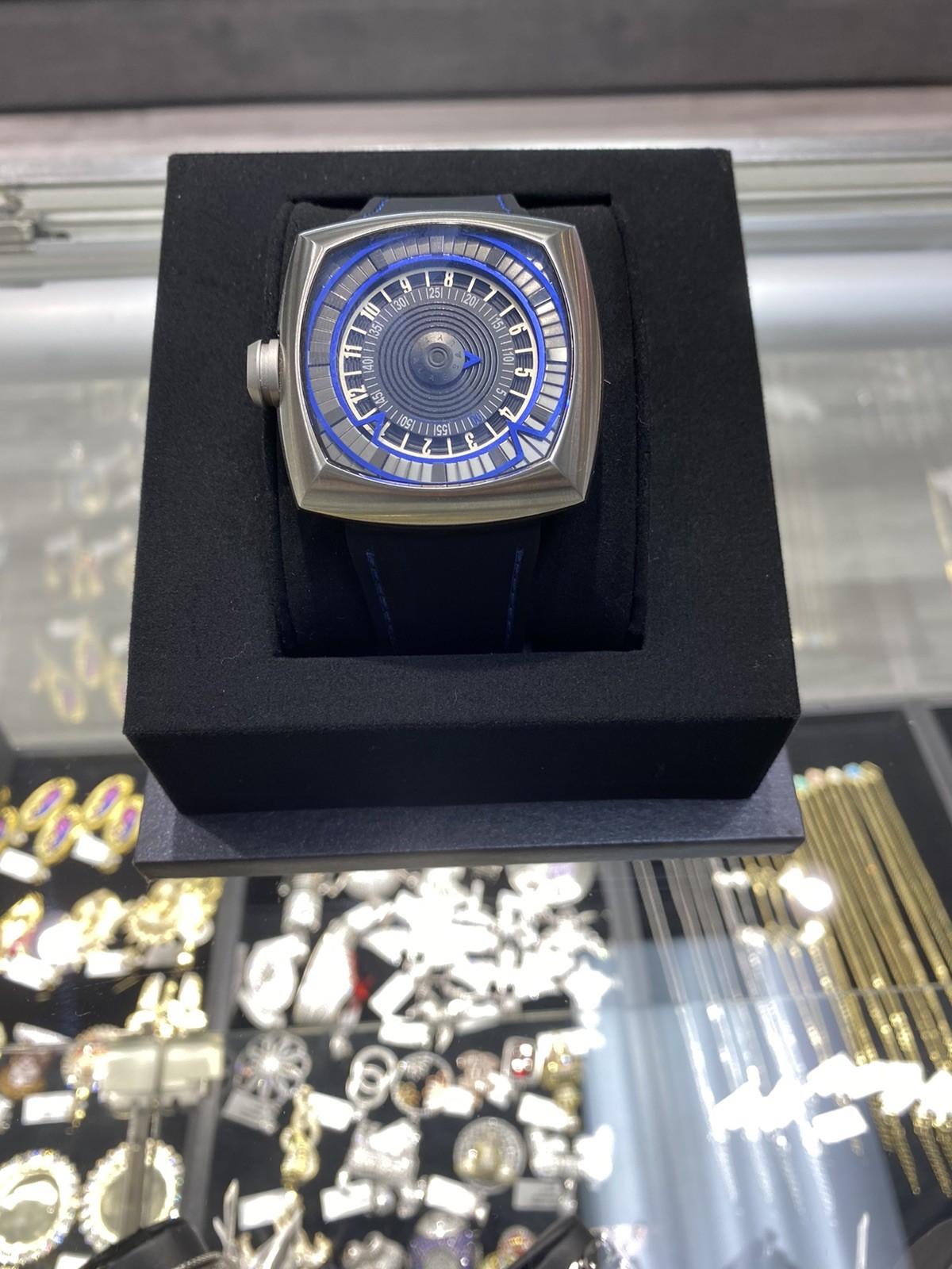 Lytt Labs Inception V1.0 Gunmetal Tone and Blue Dial Automatic Men’s Watch
