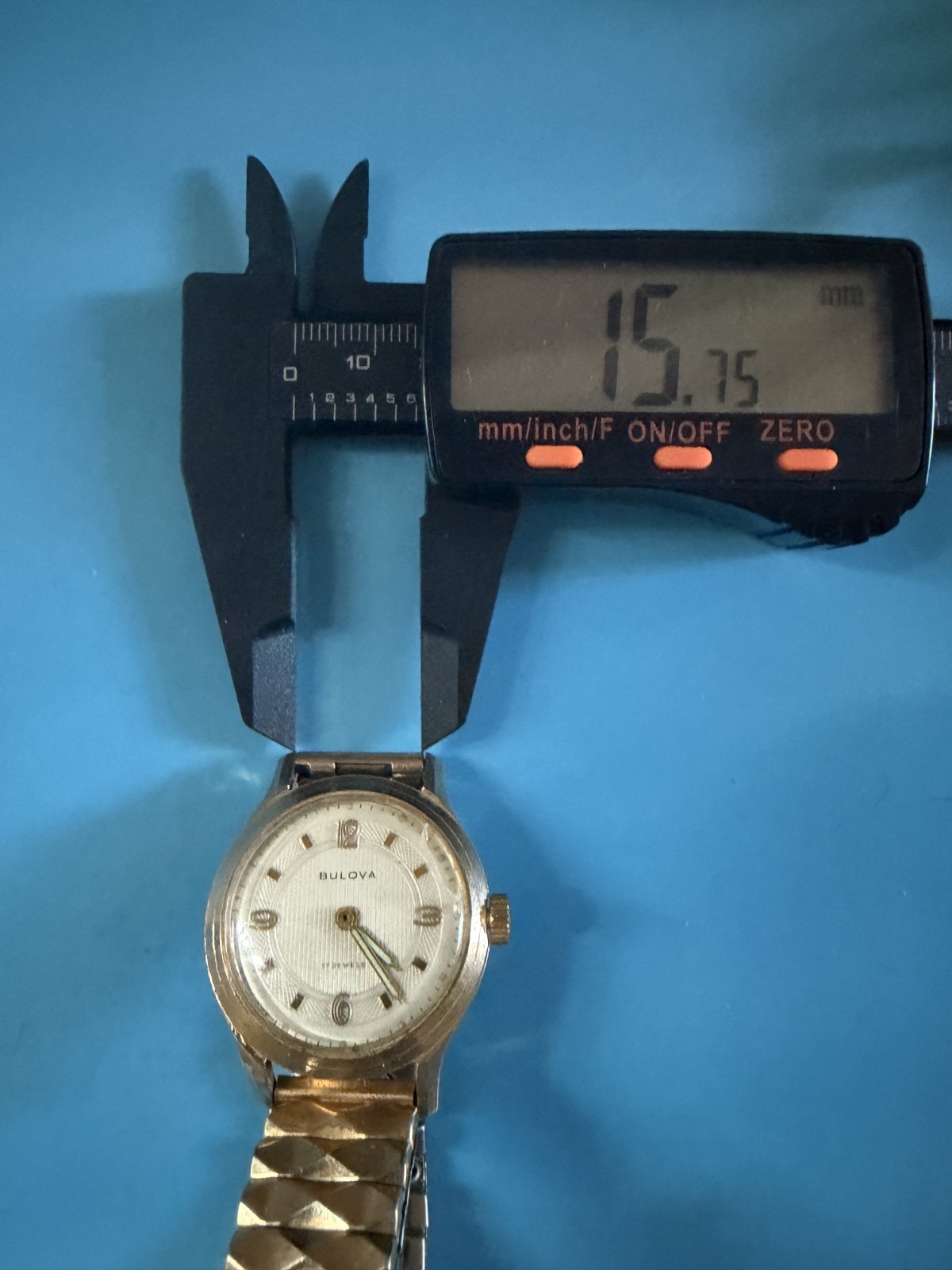 Vintage Bulova 10AK Movement 16J Watch 10KT GF Bracelet – Running