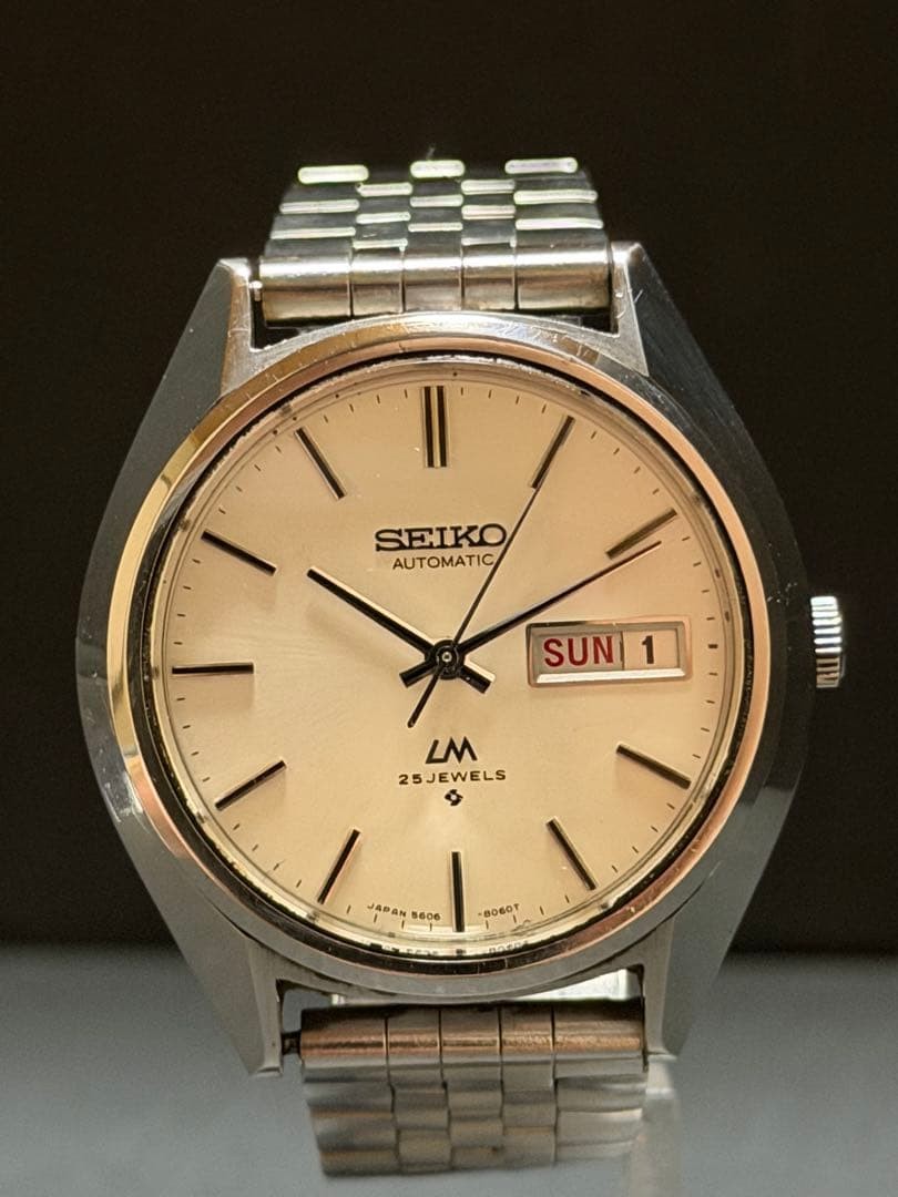 SEIKO Lord Matic LM 5606-8031 Automatic Watch Running