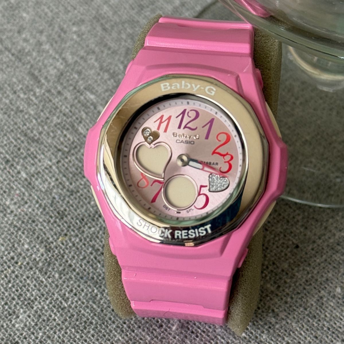 BABY G CASIO 5070 Pink Ana Digi SHOCK RESIST Watch