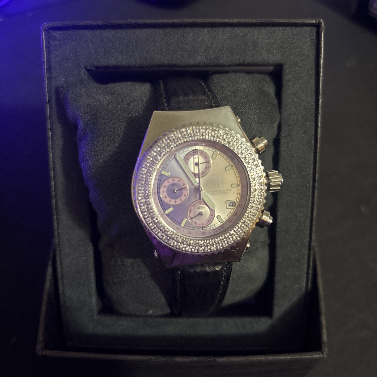 TechnoMarine Diamond,Chronograph Ladies Watch