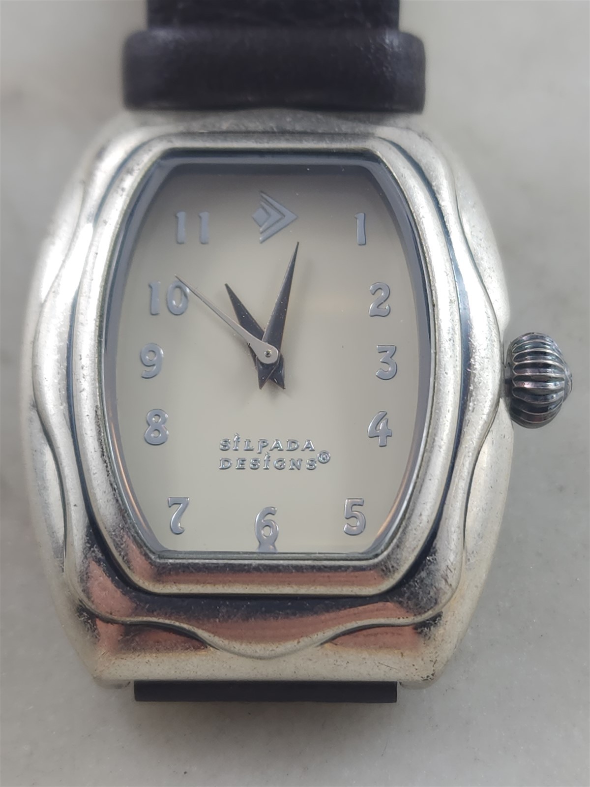 Silpada Designs Wrap Watch Working Condition – Dark Brown Leather – 48 Grams