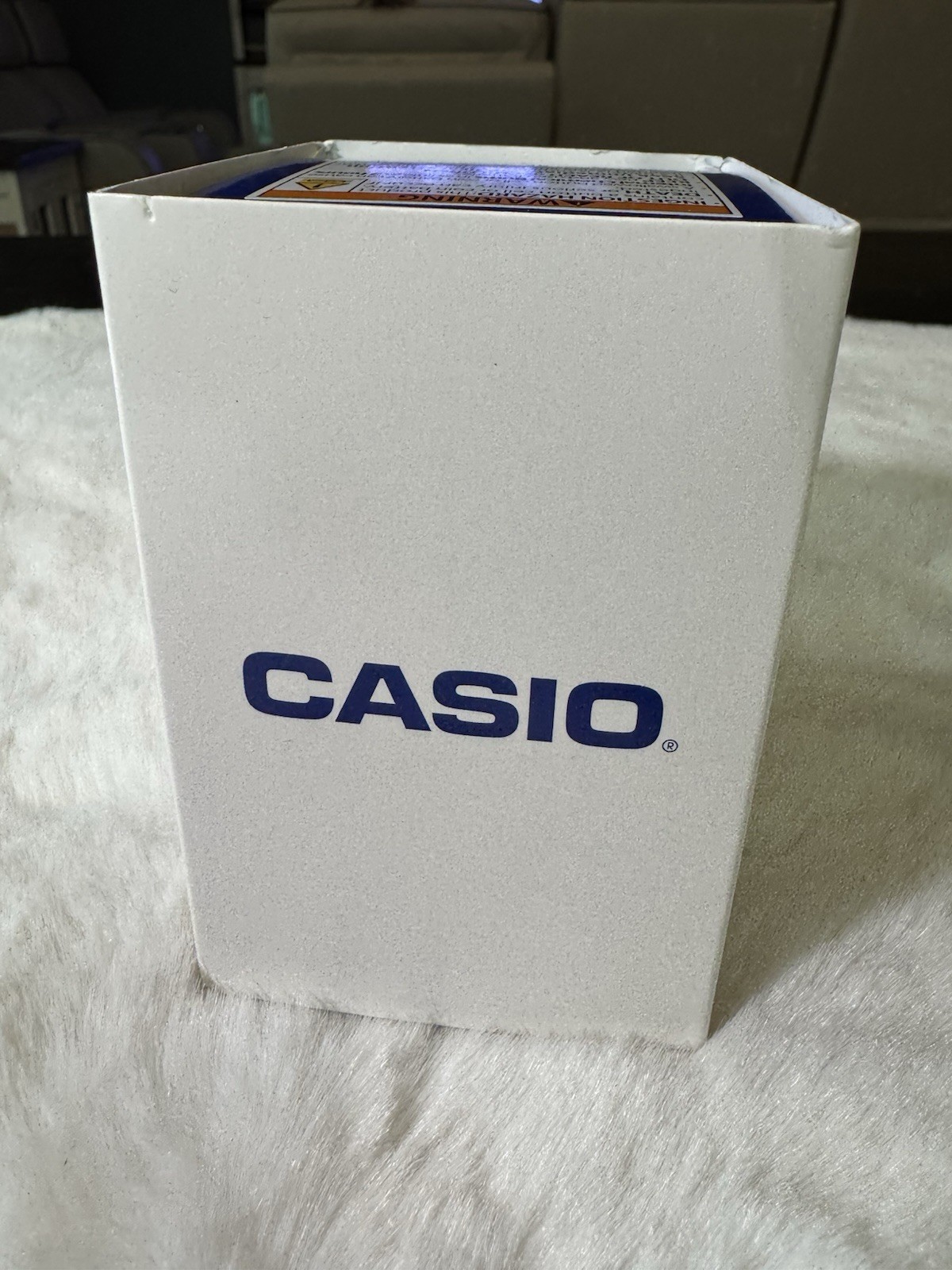 Casio Illuminator Digital Quartz Black Resin Square Watch Backlight Alarm Box