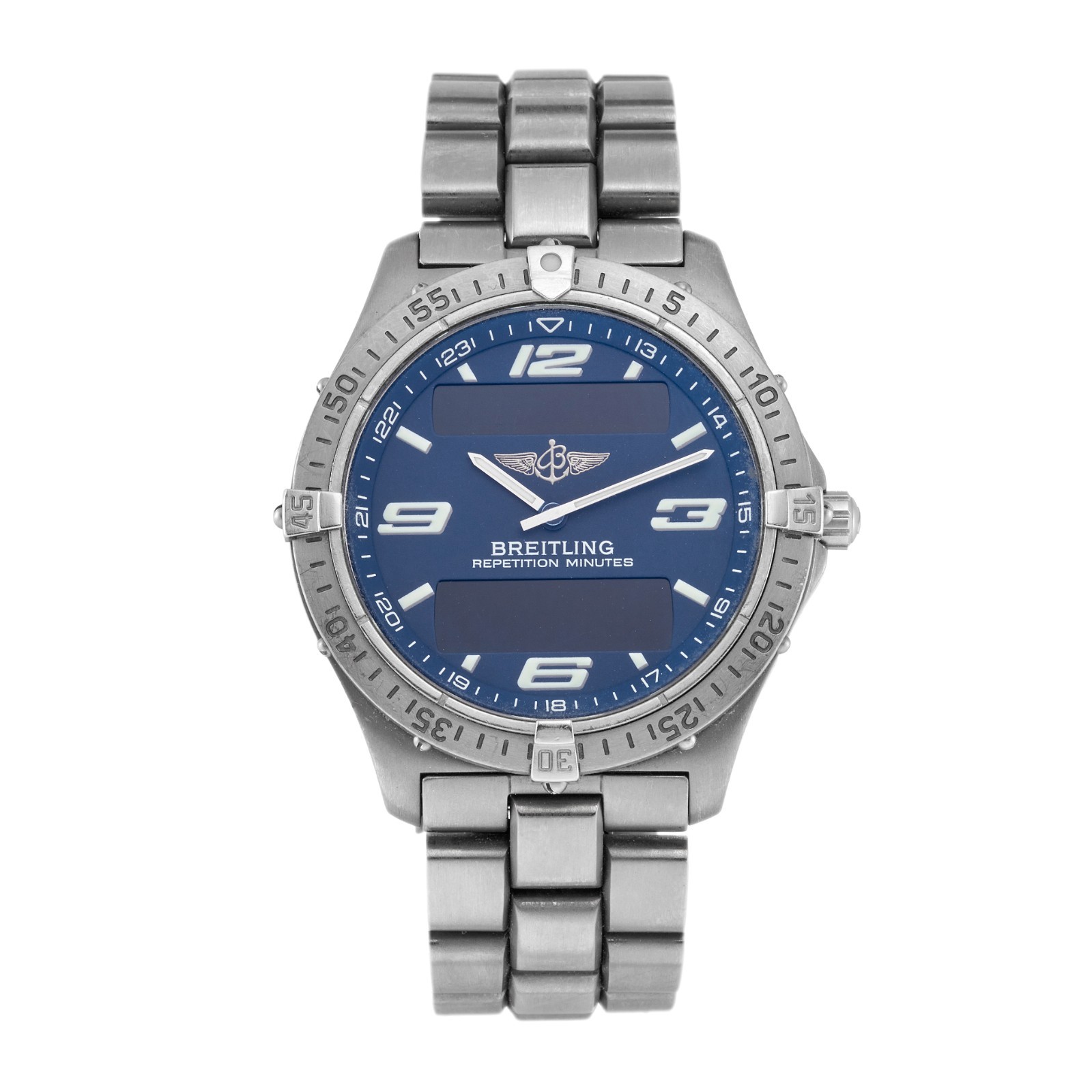 Breitling, a titanium Aerospace chronograph bracelet watch