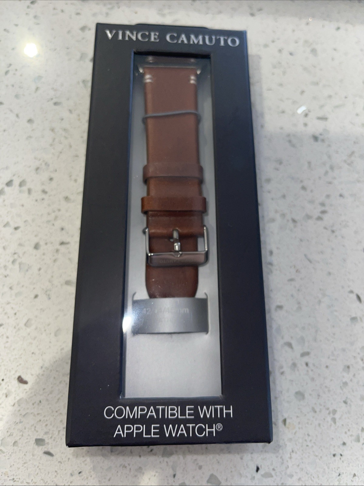 Vince Camuto Leather Apple Watch Band 42mm New in Box