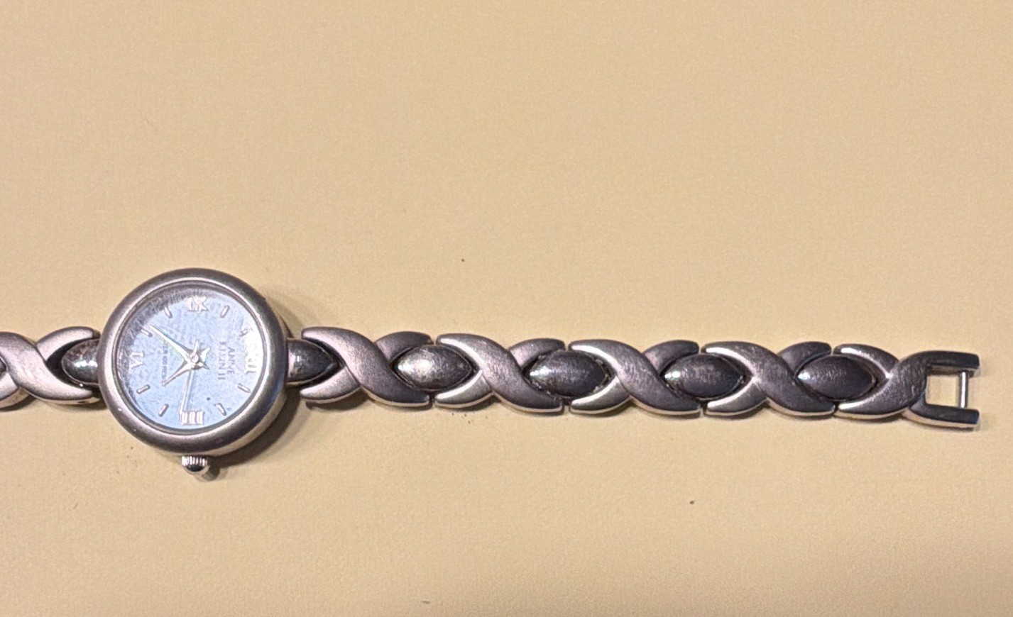 Anne Klein II Women’s Quartz Watch Blue Dial Silver Bracelet 100 ft WR