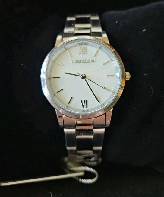 Vince Camuto Women’s Silver Ayla Watch NEW in Original Box
