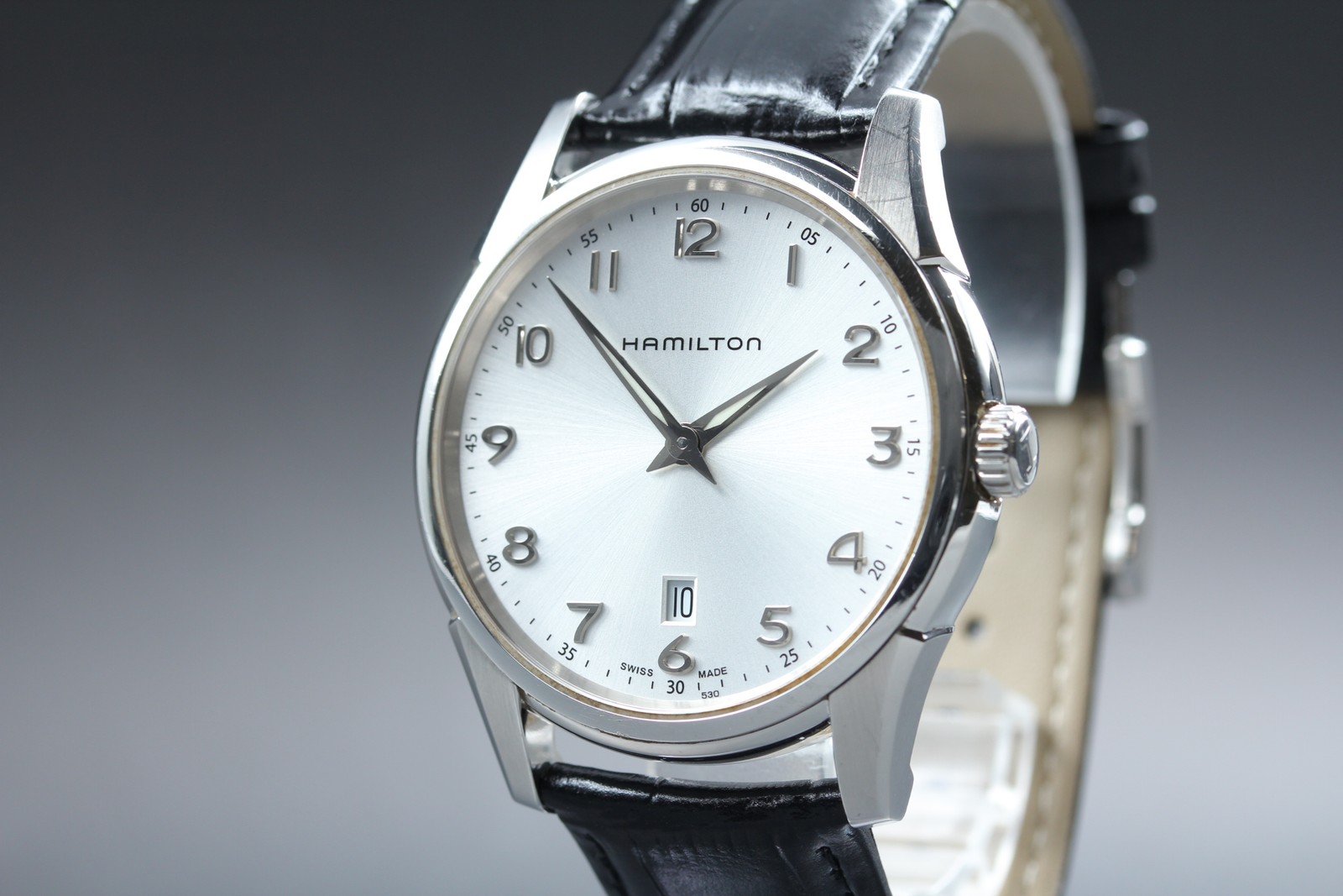 [Near MINT] Hamilton Jazzmaster H385111 Thinline White Dial Quartz Men’s watch