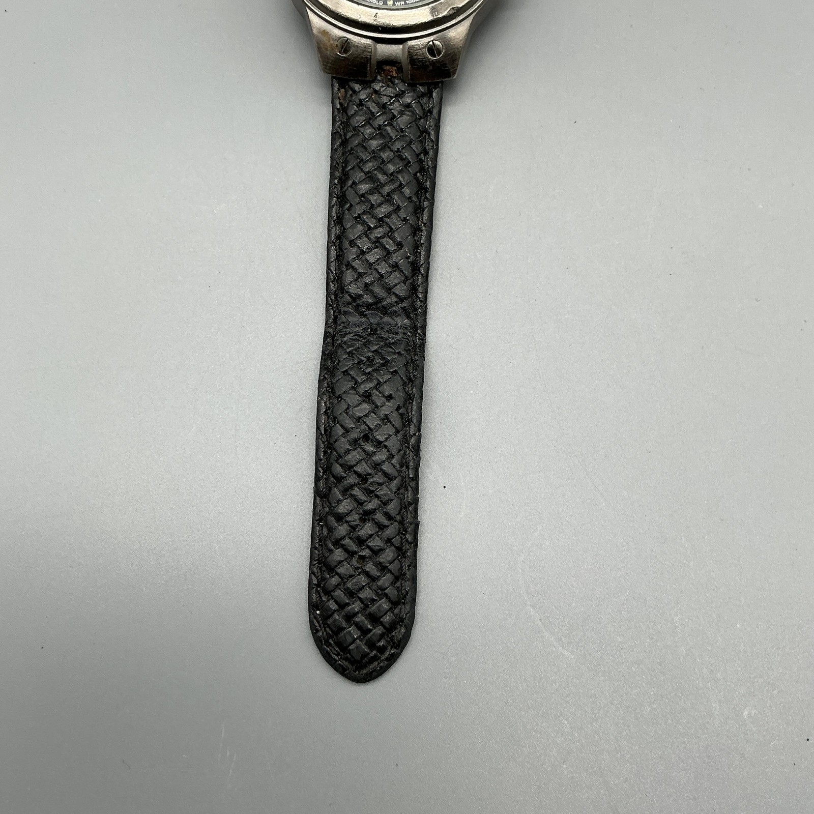 Timex Expedition Mens Watch 39mm Black Dial Date Indiglo Leather New Battery