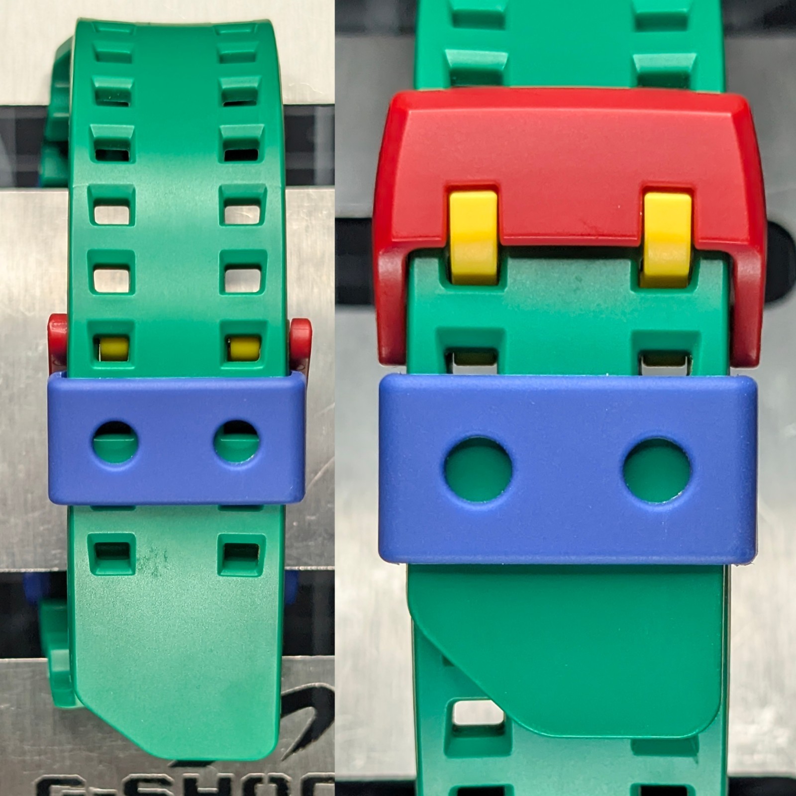 Casio G-Shock HYPER COLOURS GA-400 Blue Green Big Case Analog Digtal GA-400-2A