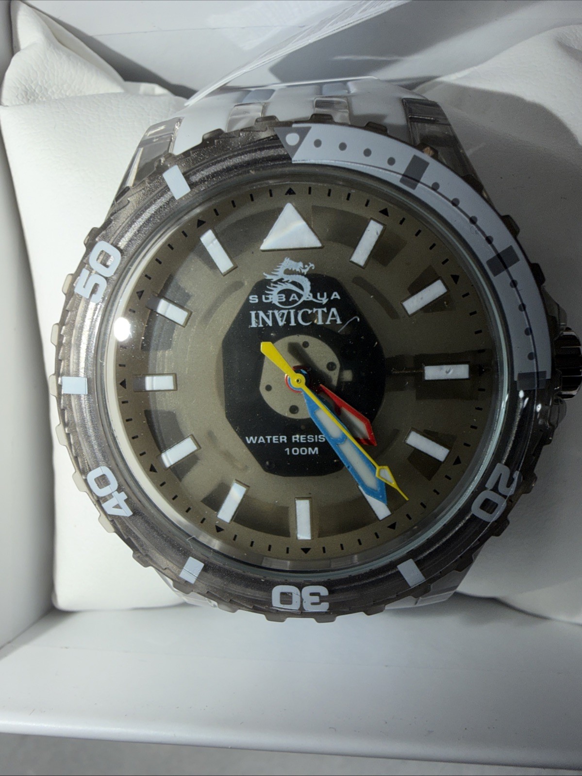 Invicta Subaqua Chromamode Lot 3 44mm Men’s Watch Black, White & Blue White