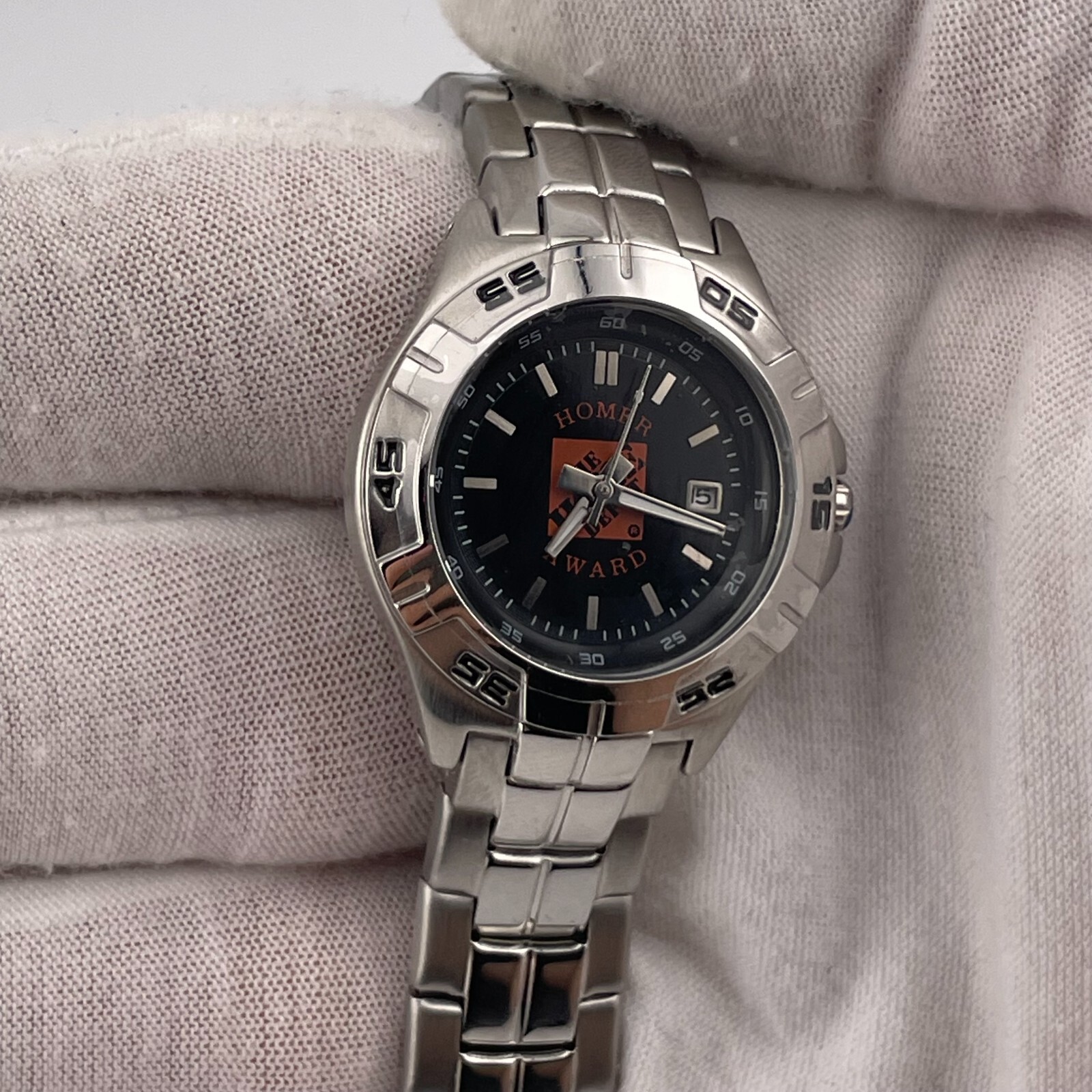 Fossil Home Depot Watch PR-5339 Womens Homer Award Date 31mm Case Bracelet Band