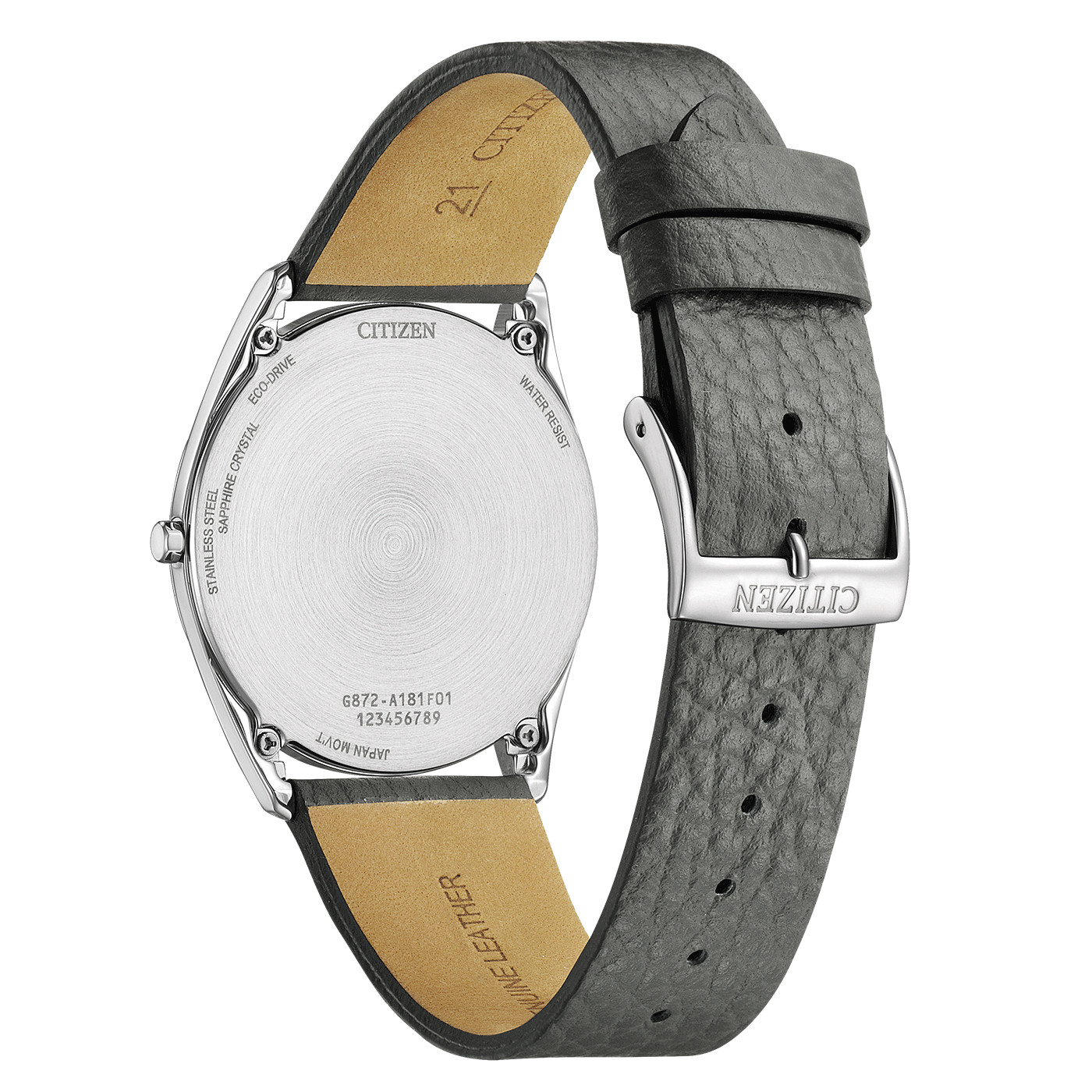 Citizen Grey Mens Analogue Watch Suratto AR3120-24L