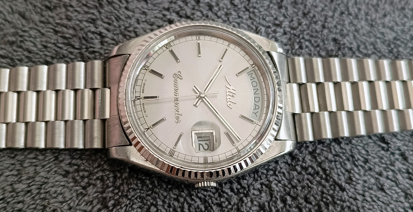 NICE VINTAGE MIDO COMMANDER MODEL 8223 AUTOMATIC 25 JEWELS SWISS MADE GENT WATCH