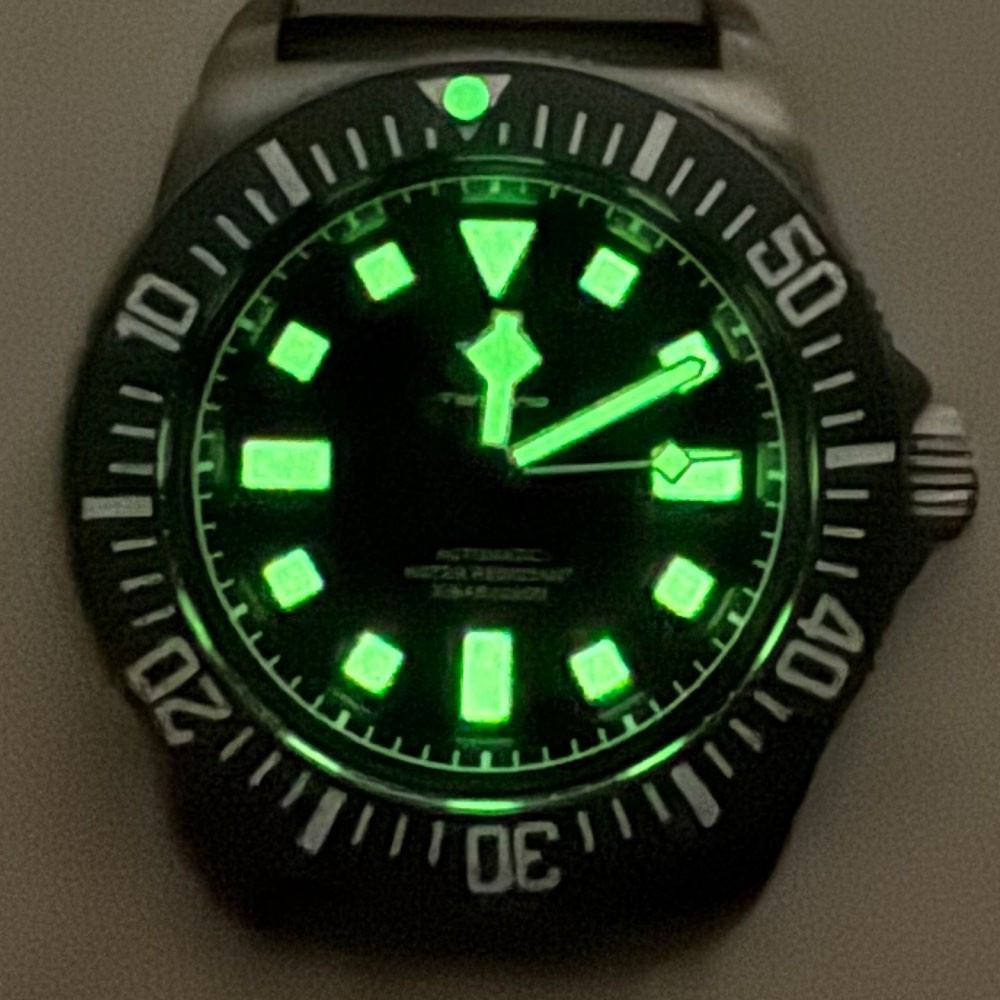 New Tandorio 42mm Titanium 20ATM Sapphire Glass NH35A PT5000 Men’s Dive Watch