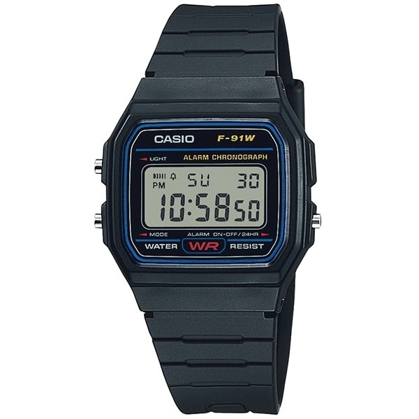[Brand New] Casio F-91W-1JH Black Light Men’s Standard Digital Wristwatch