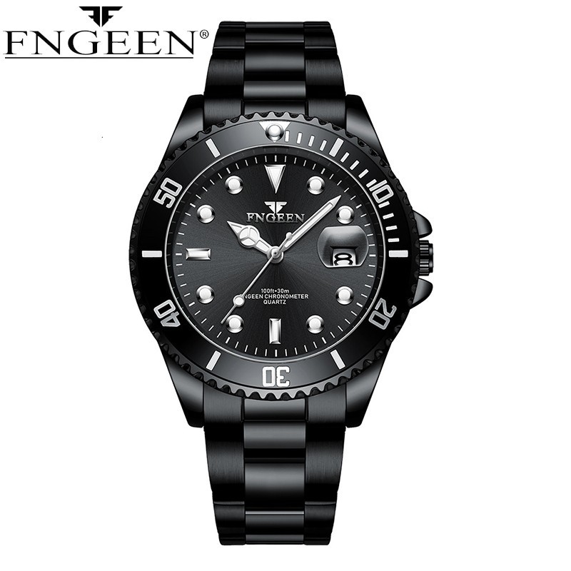 FNGEEN Top Brand Luxury Fashion Diver Watch Men 30M Waterproof Date watch Sport